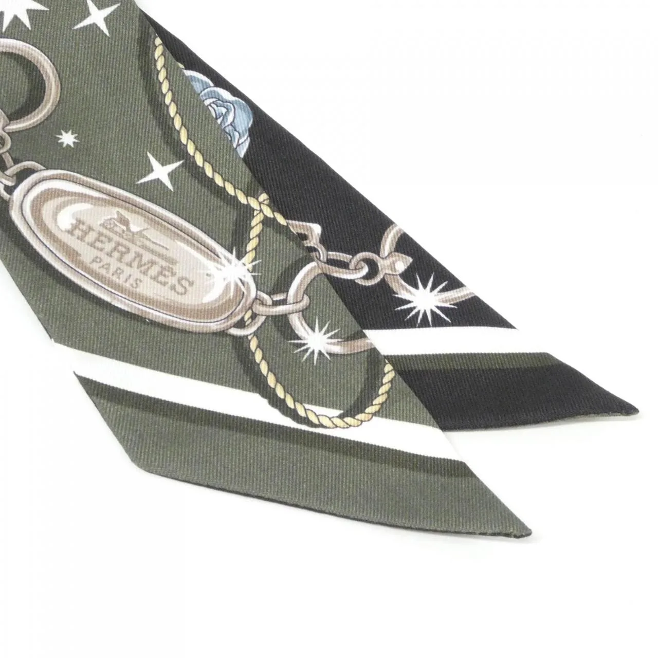 HERMES 062743S Scarf Black Rank A - Thumbnail 2