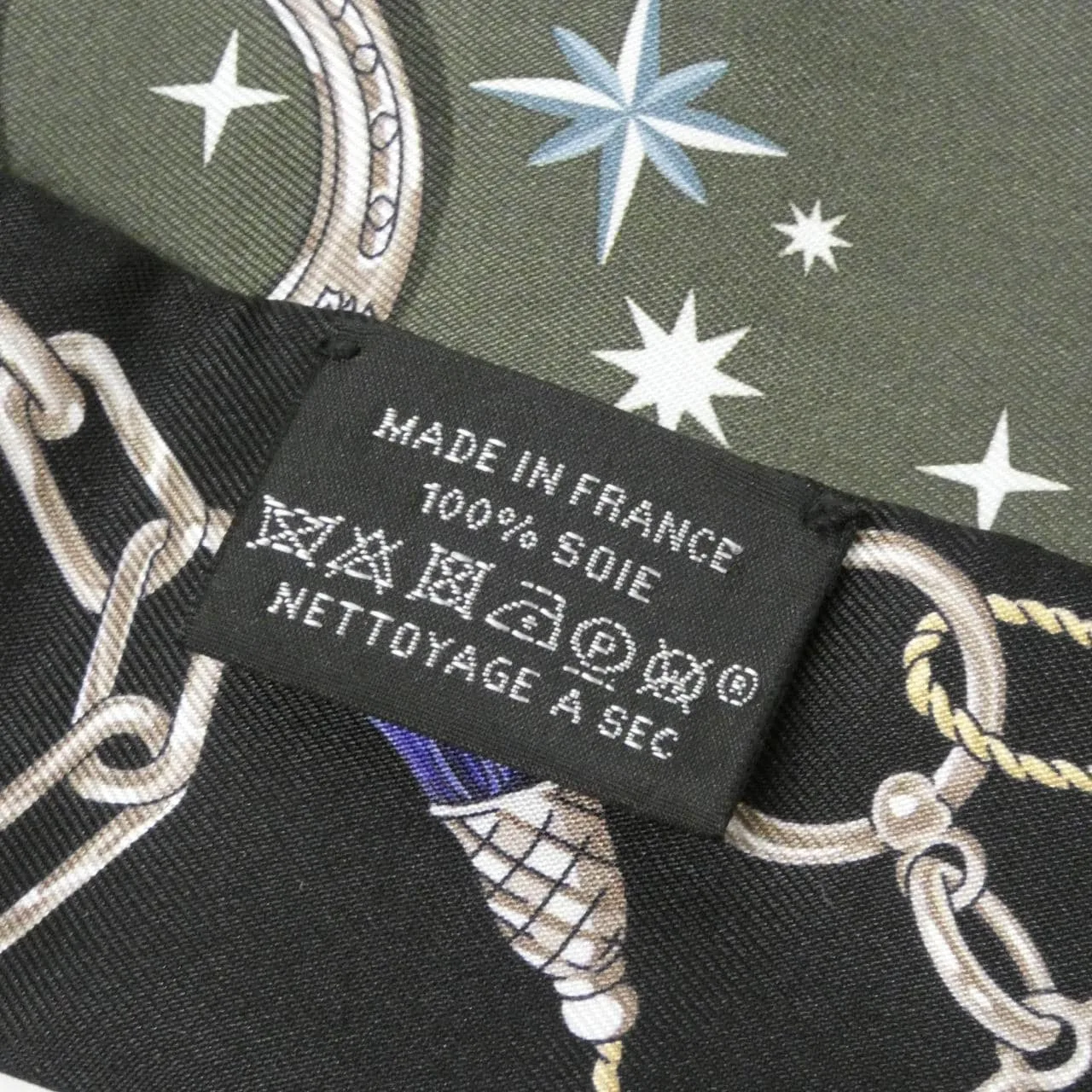 HERMES 062743S Scarf Black Rank A - Thumbnail 3