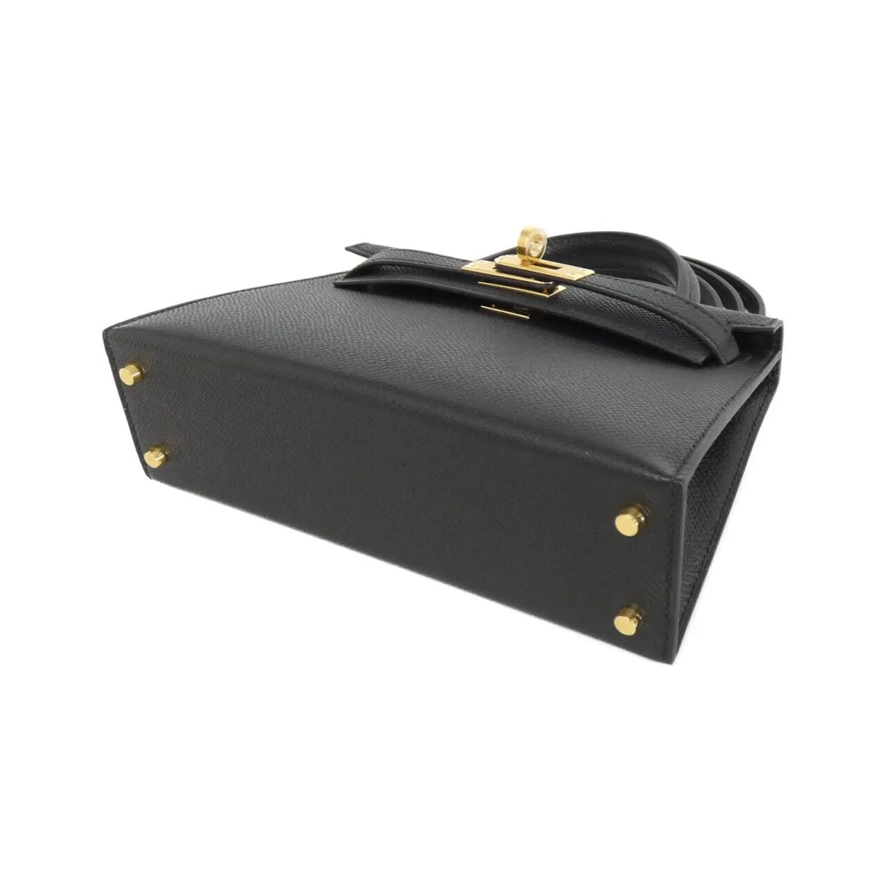 HERMES Kelly 071302CC Handbag Epsom Black Epsom Leather Unused - Thumbnail 3
