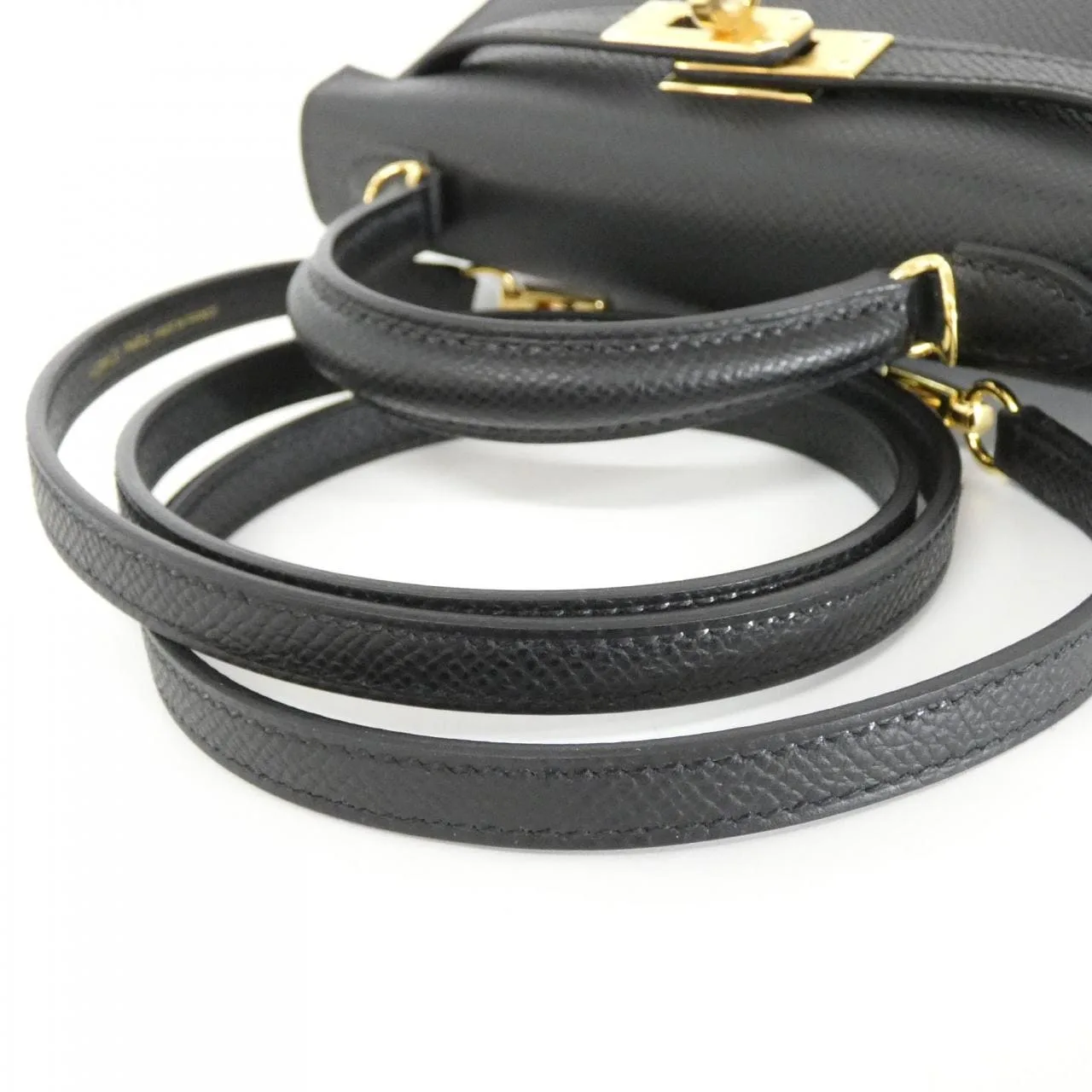 HERMES Kelly 071302CC Handbag Epsom Black Epsom Leather Unused - Thumbnail 4