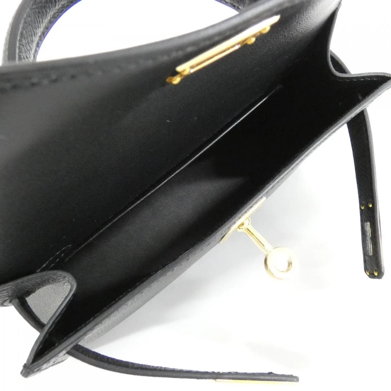 HERMES Kelly 071302CC Handbag Epsom Black Epsom Leather Unused - Thumbnail 5