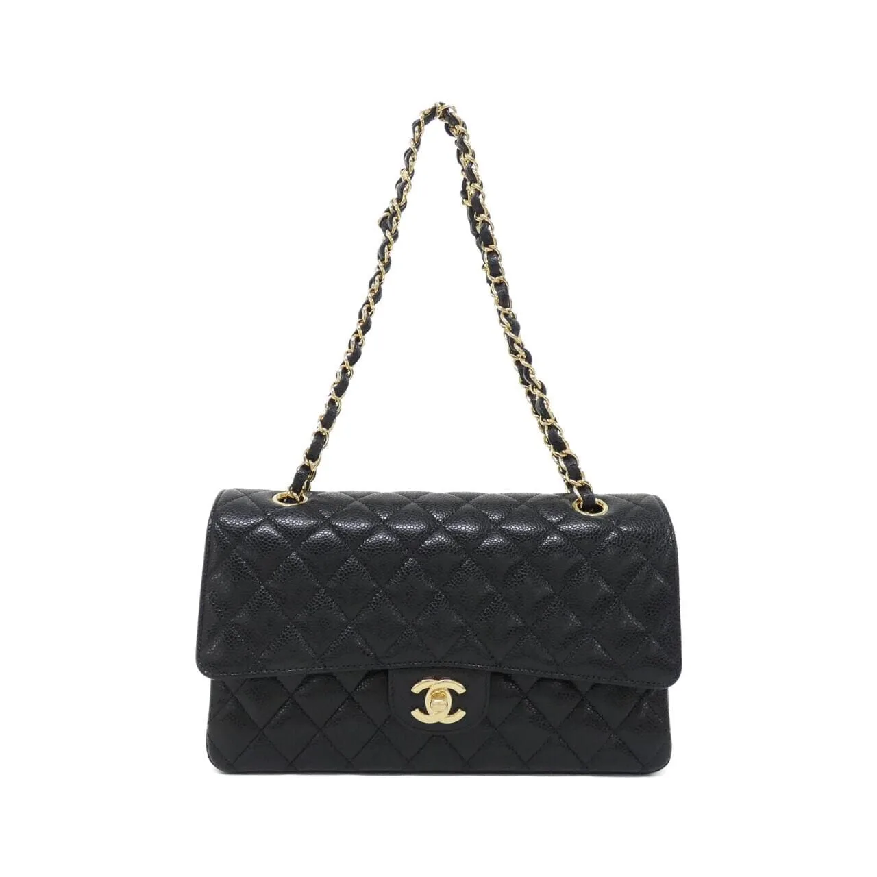 CHANEL Matelasse 1112 Shoulder Grained Calfskin