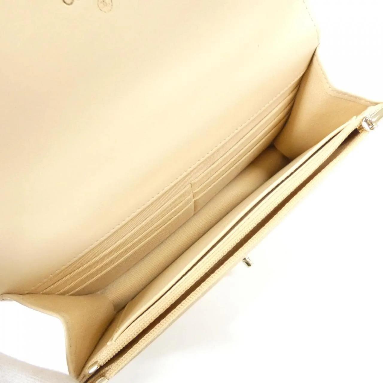 CHANEL AP4292 Wallet Lambskin Beige Lambskin Rank A - Thumbnail 7
