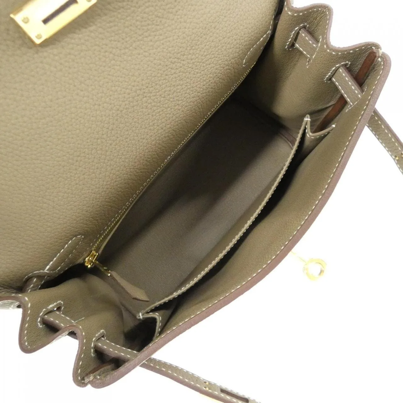 HERMES Kelly 044624CC Handbag Togo