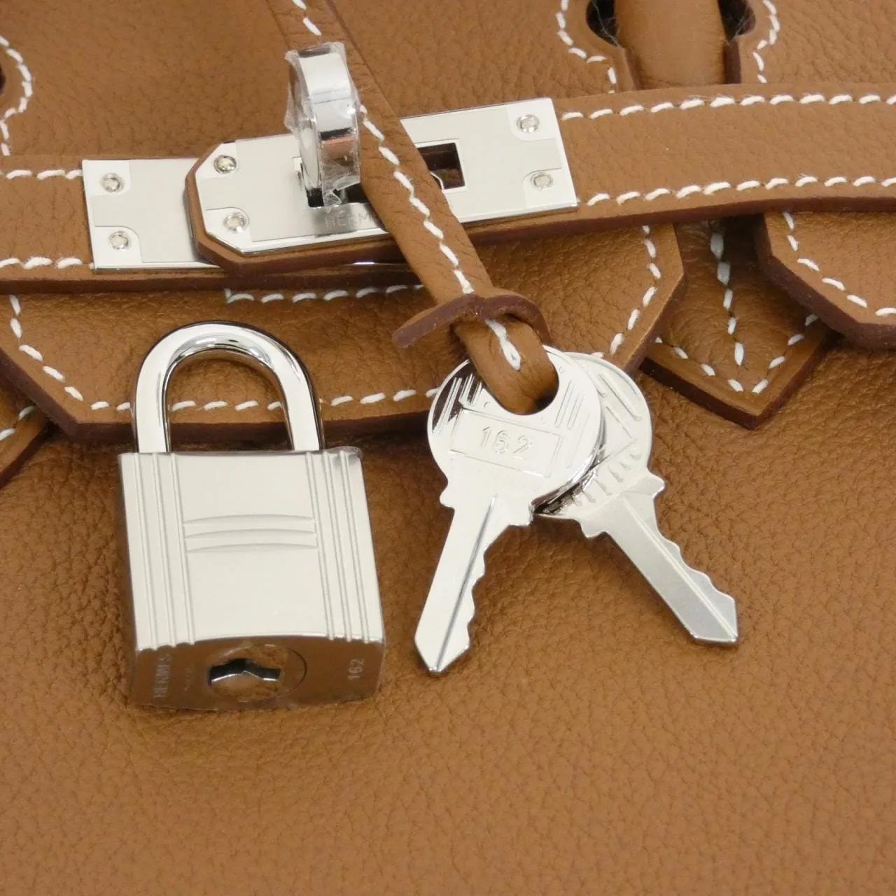 HERMES Birkin 041344CK Handbag Togo 金色 Togo 牛皮 未使用品 - 縮圖 4