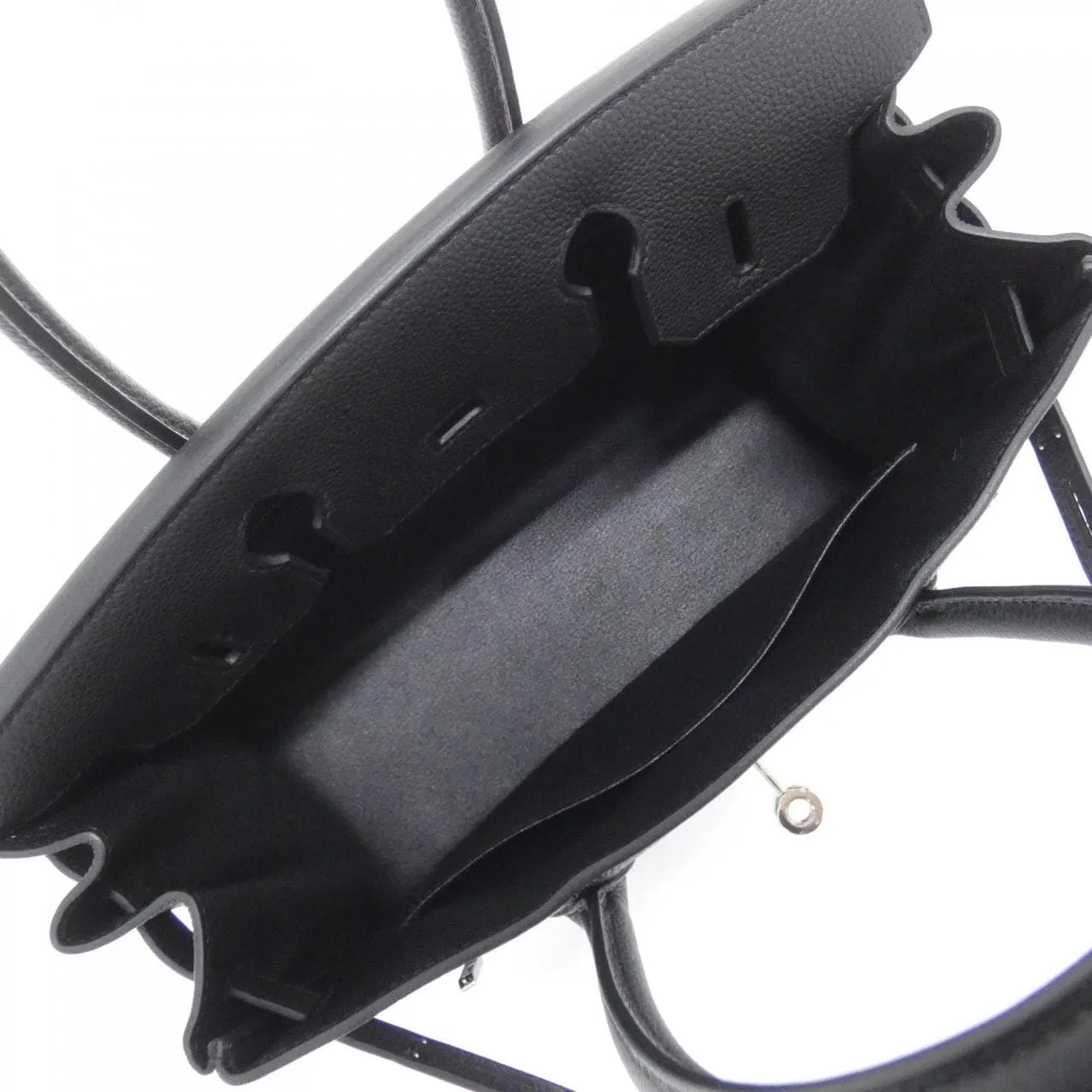 HERMES Birkin 030520CK Handbag Togo Black Togo Leather Unused - Thumbnail 6