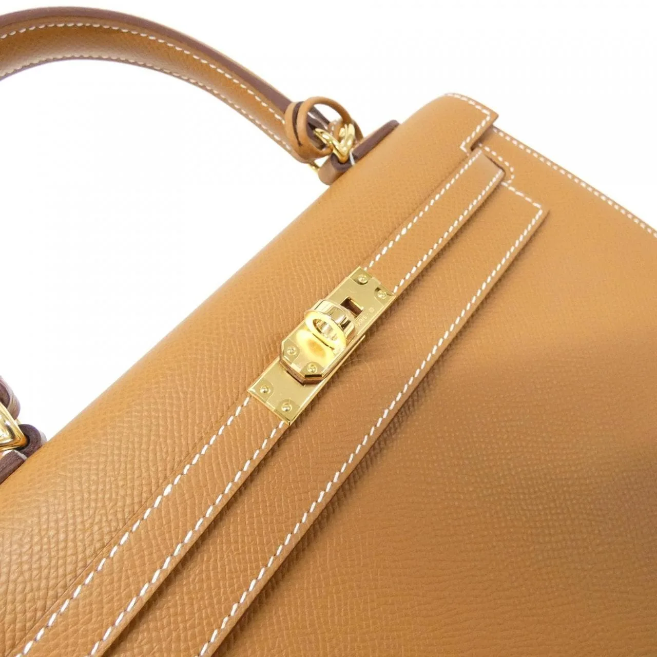 HERMES Kelly 038416CC Handbag Epsom Gold Epsom Leather Unused - Thumbnail 6
