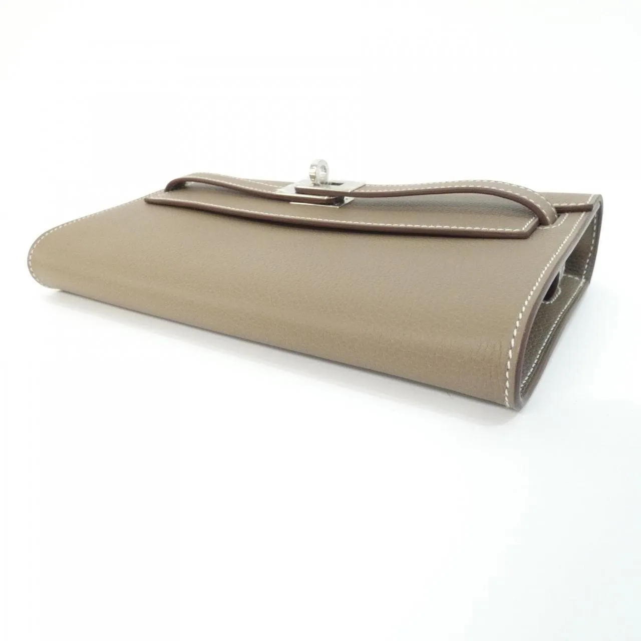 HERMES Kelly 084169CK Wallet Etoupe Unused - Thumbnail 3