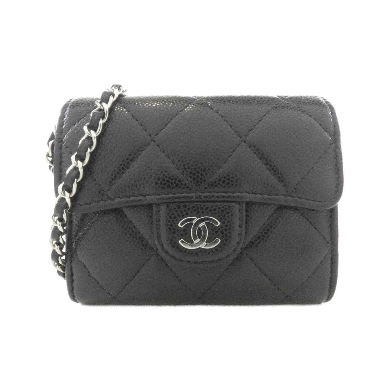 CHANEL Timeless Classic AP0238 卡片套 魚子醬皮