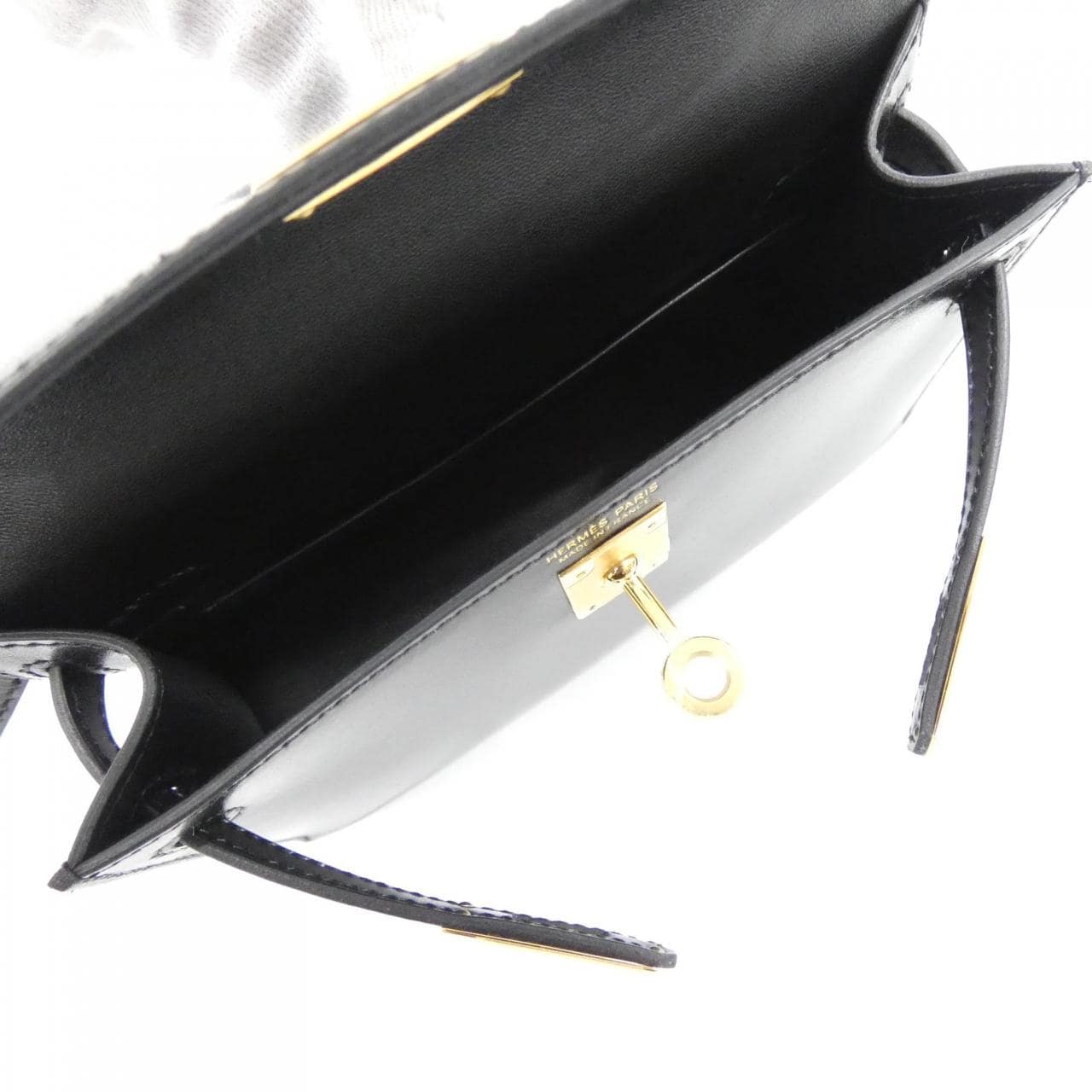 HERMES Kelly 076166CC 手提包 Box Calf 5