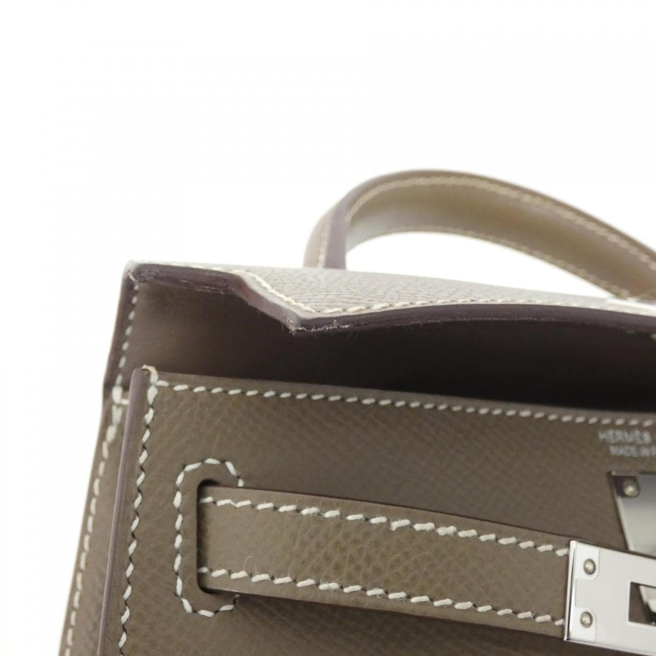 HERMES Kelly 071302CK 手提包 Epsom 4