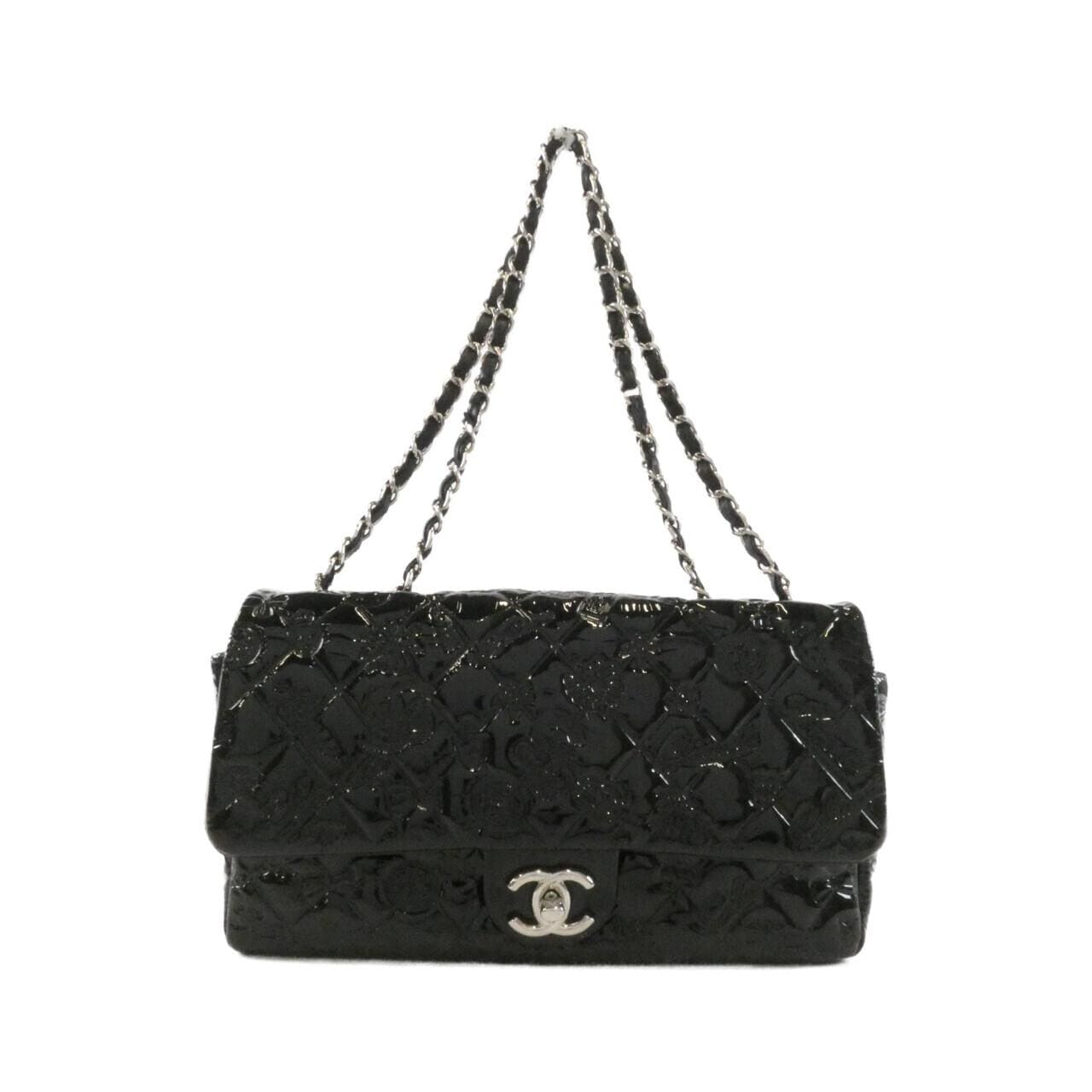 CHANEL 49748 Shoulder Patent Leather