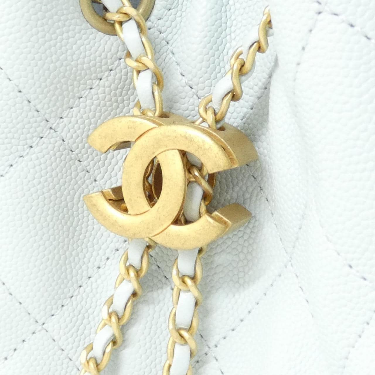 CHANEL AS5293 肩背包 魚子醬皮 4