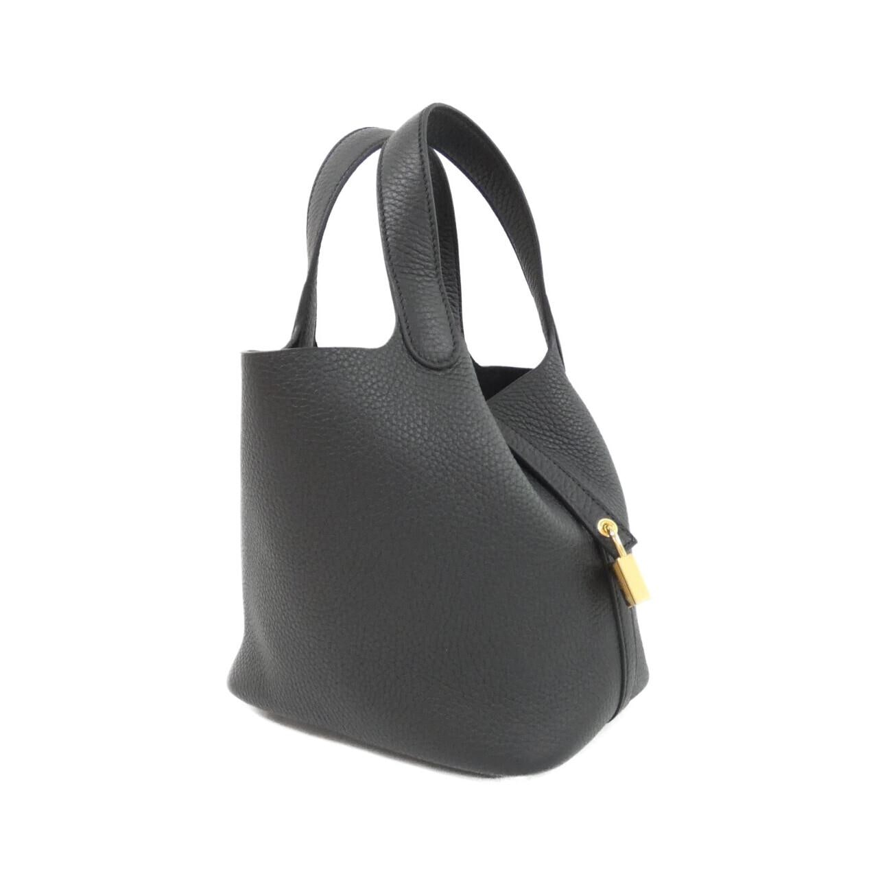 HERMES Picotin 056289CC Handbag Clemence