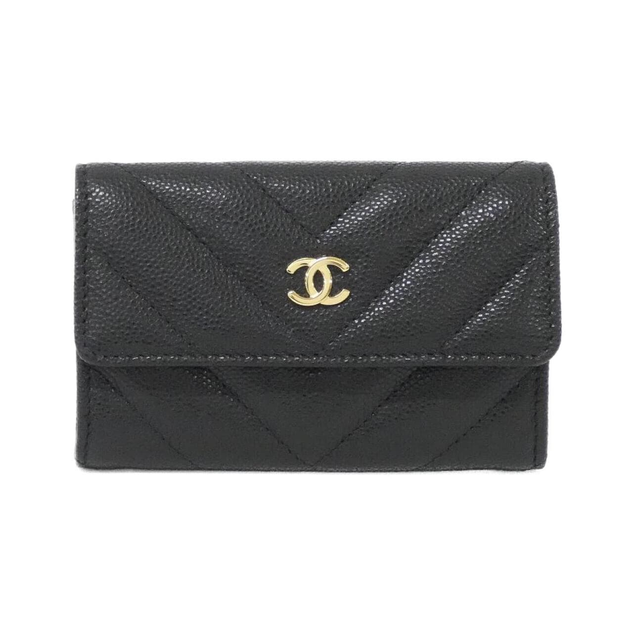 CHANEL Timeless Classic AP5206 Card Case Grained Calfskin