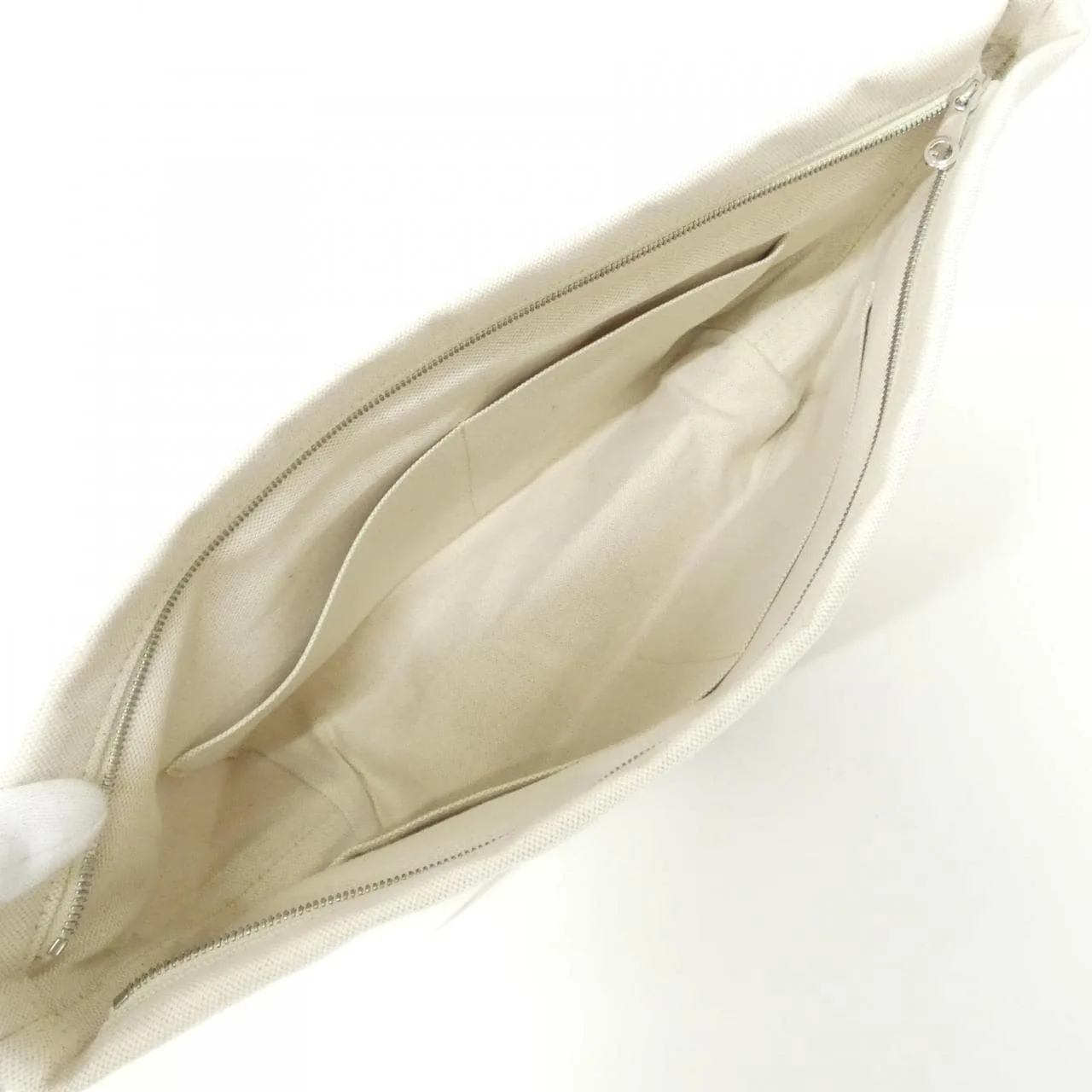 GOYARD Pouch Canvas 黑色 帆布 中古品A - 縮圖 4