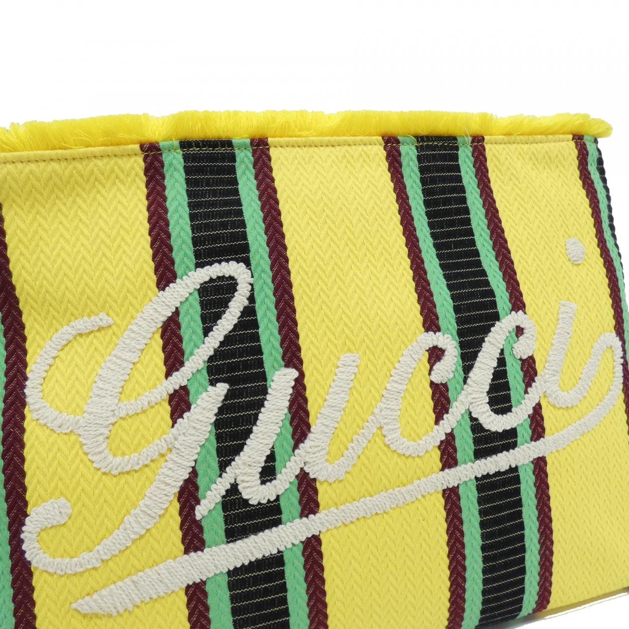 GUCCI 822870 FAEF8 Bag Canvas 黑色 帆布 中古品A - 縮圖 4