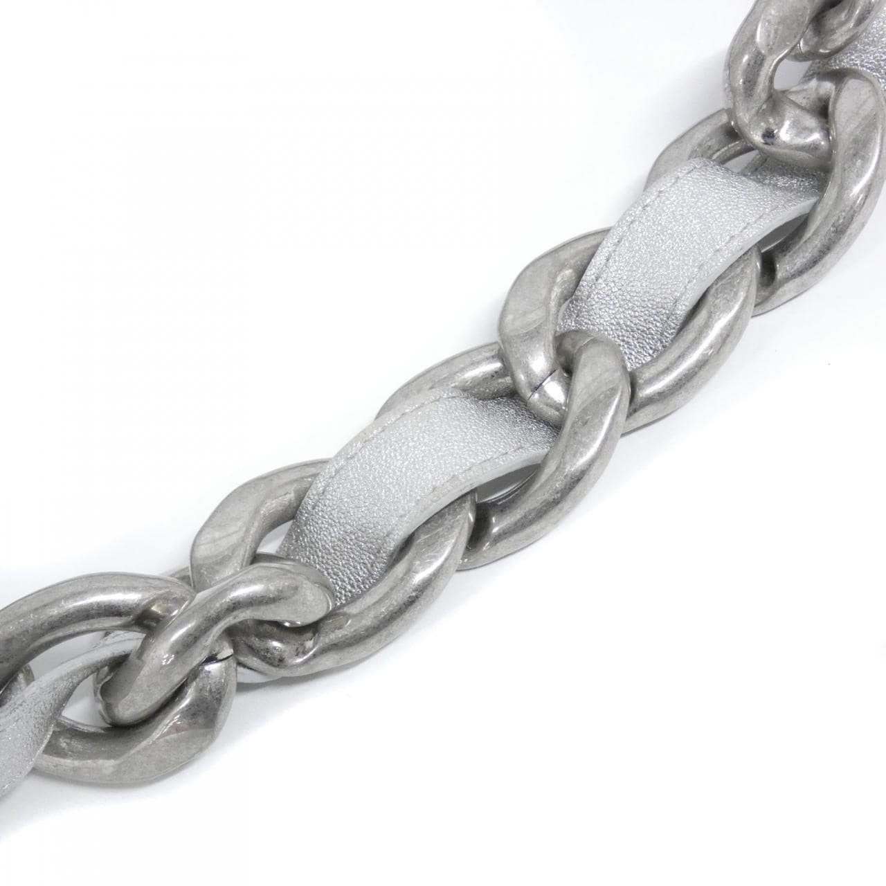 CHANEL AS4599 Shoulder Bag Lambskin Silver Lambskin Rank A - Thumbnail 6