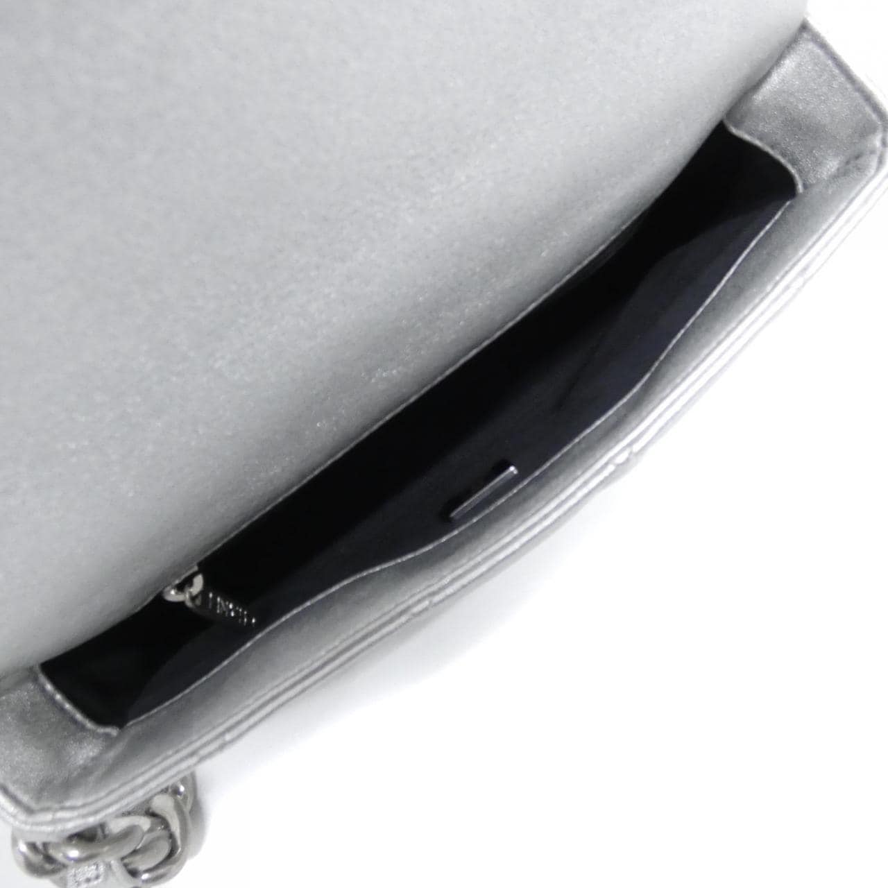 CHANEL AS4599 Shoulder Bag Lambskin Silver Lambskin Rank A - Thumbnail 7