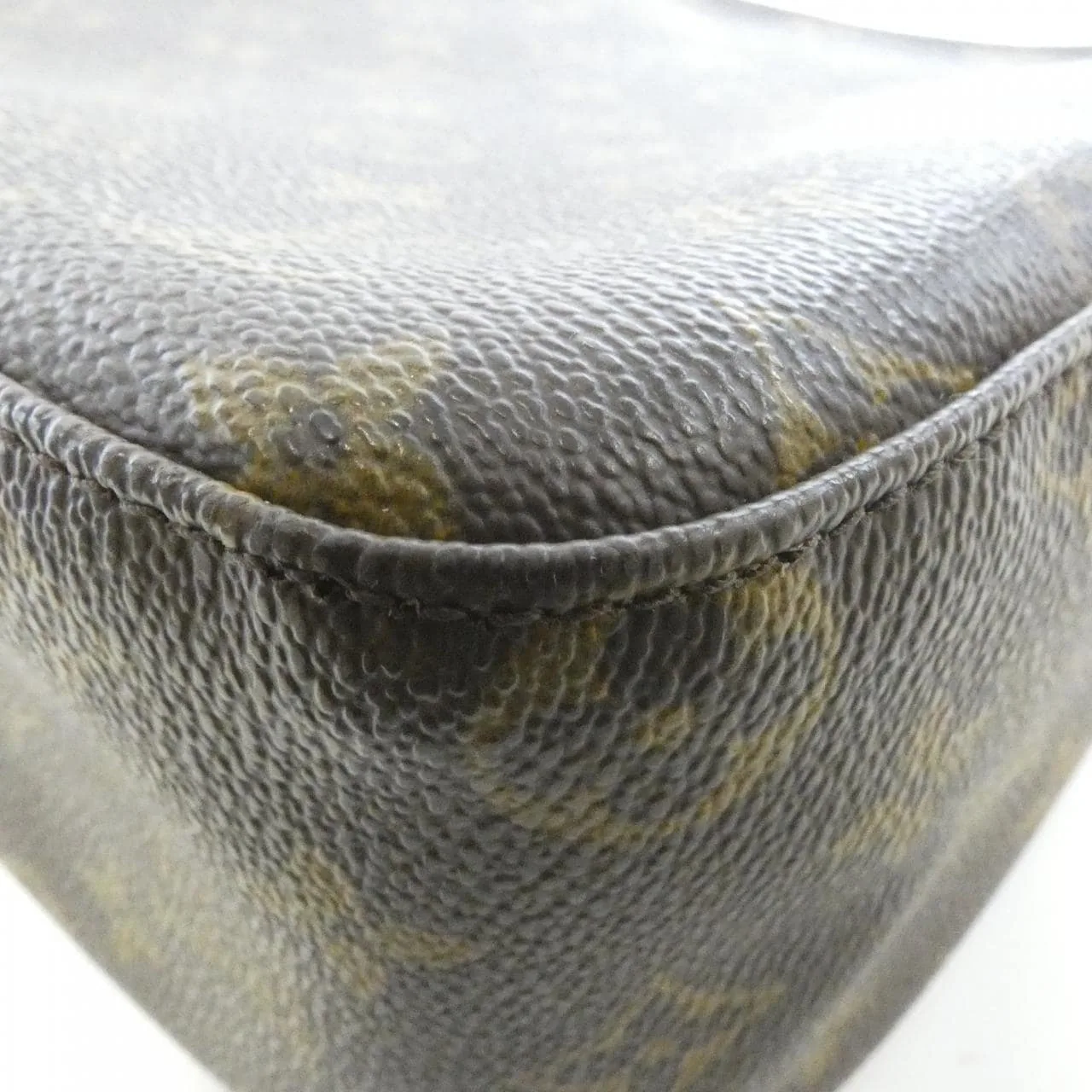 LOUIS VUITTON Looping M51146 Shoulder Monogram 黑色 Monogram 中古品B - 縮圖 2