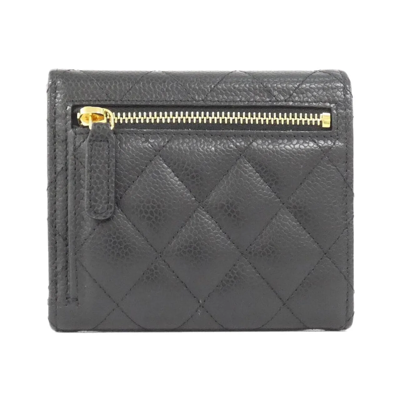 CHANEL Timeless Classic AP0231 Wallet Grained Calfskin 黑色 荔枝紋牛皮 中古品A - 縮圖 2