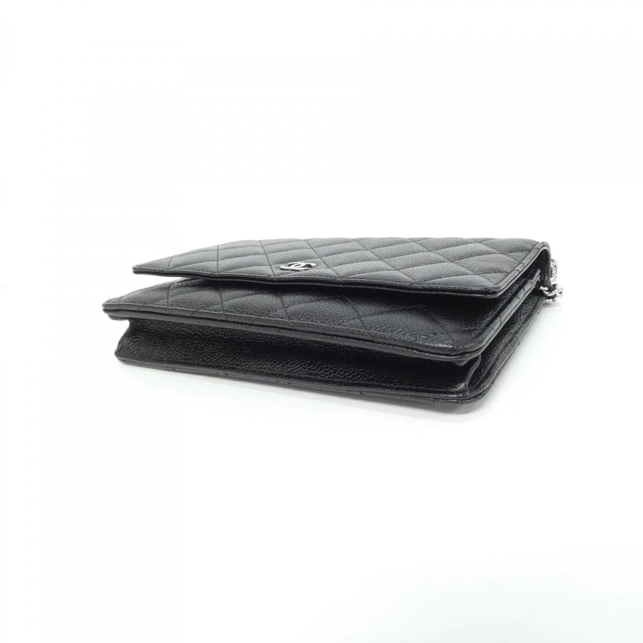 CHANEL Timeless Classic 33814 Wallet Grained Calfskin Black Grained Calfskin Rank A - Thumbnail 3