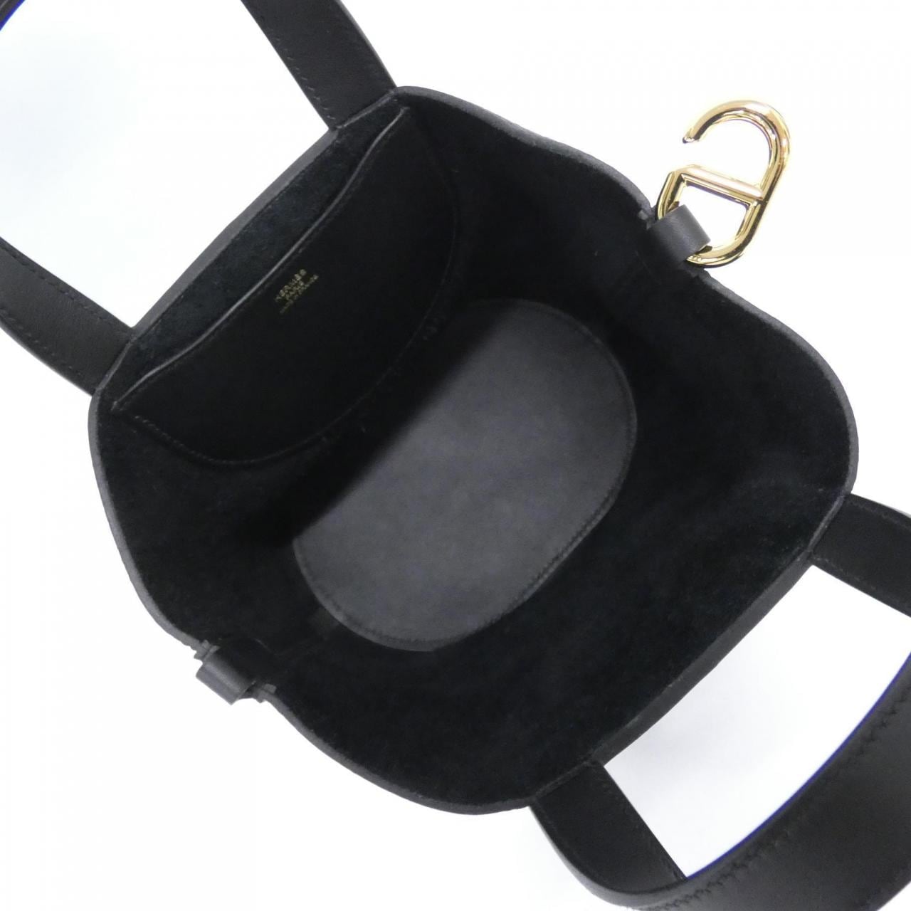 HERMES HERMÈS 084274CC Bag Clemence Black Clemence Leather - Thumbnail 5