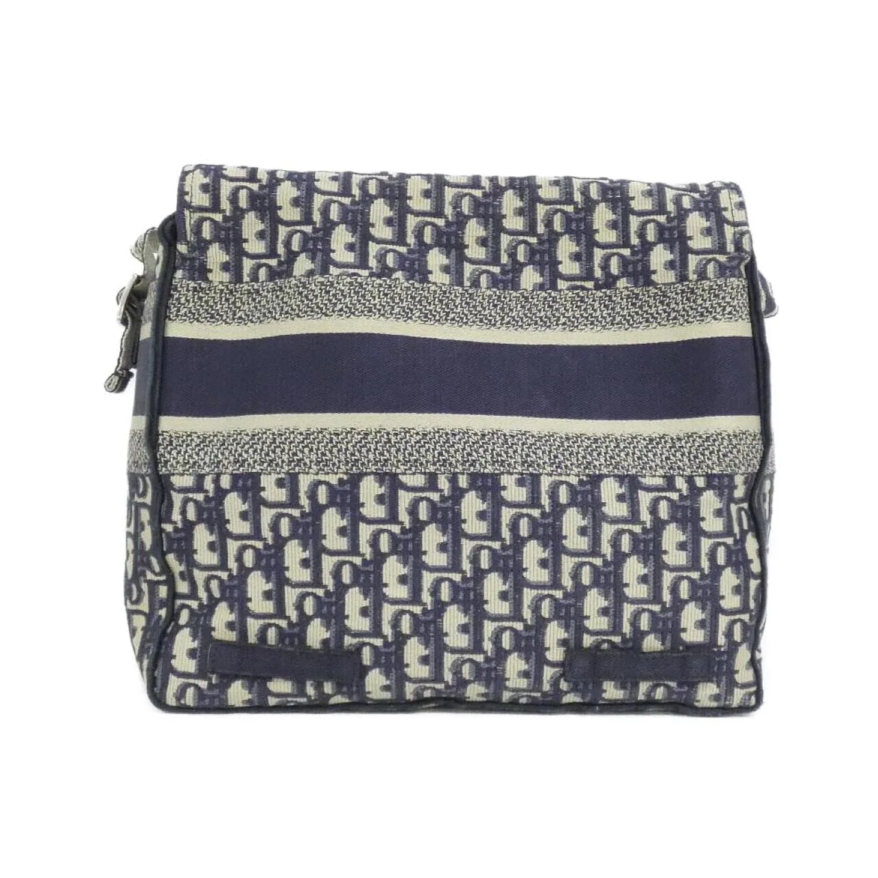 DIOR Book Tote M1291VRIW Shoulder Canvas 黑色 帆布 中古品A - 縮圖 2