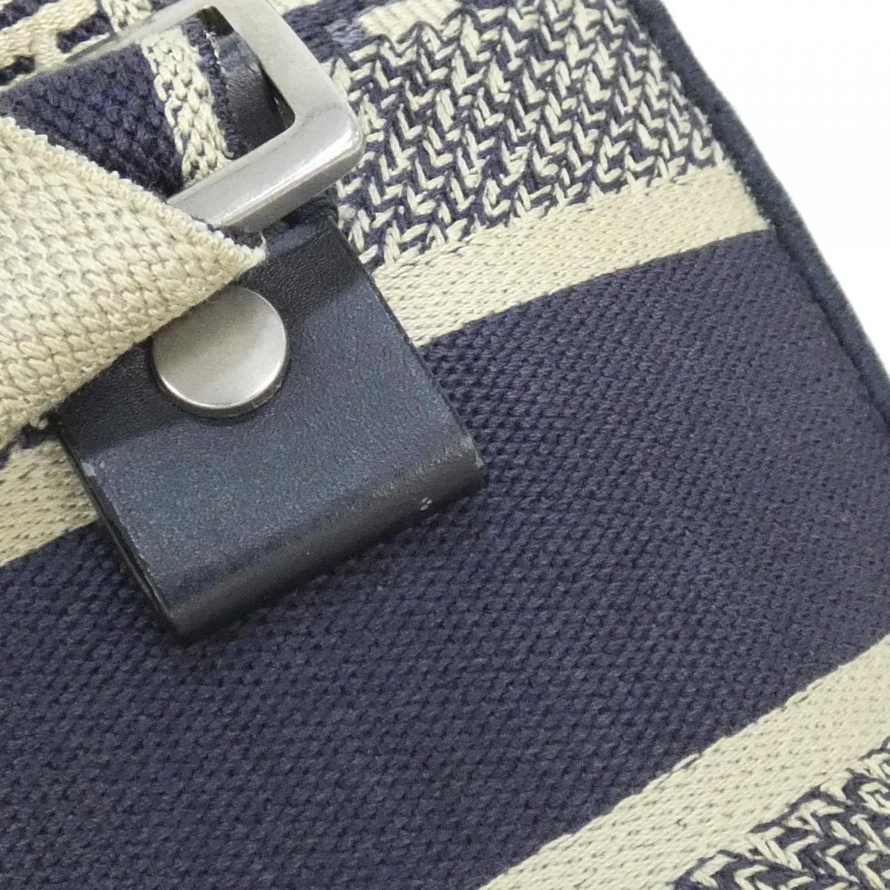 DIOR Book Tote M1291VRIW Shoulder Canvas 黑色 帆布 中古品A - 縮圖 5