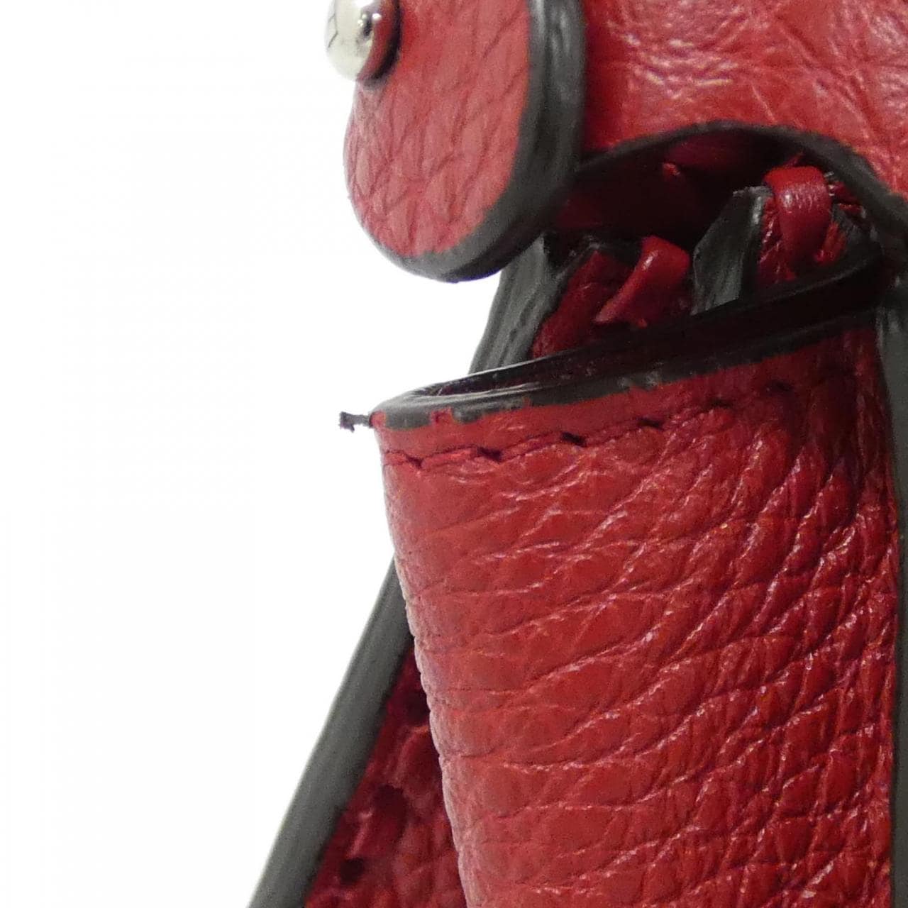 FENDI Peekaboo 8BN335 ARBB Bag 紅色 中古品A - 縮圖 5