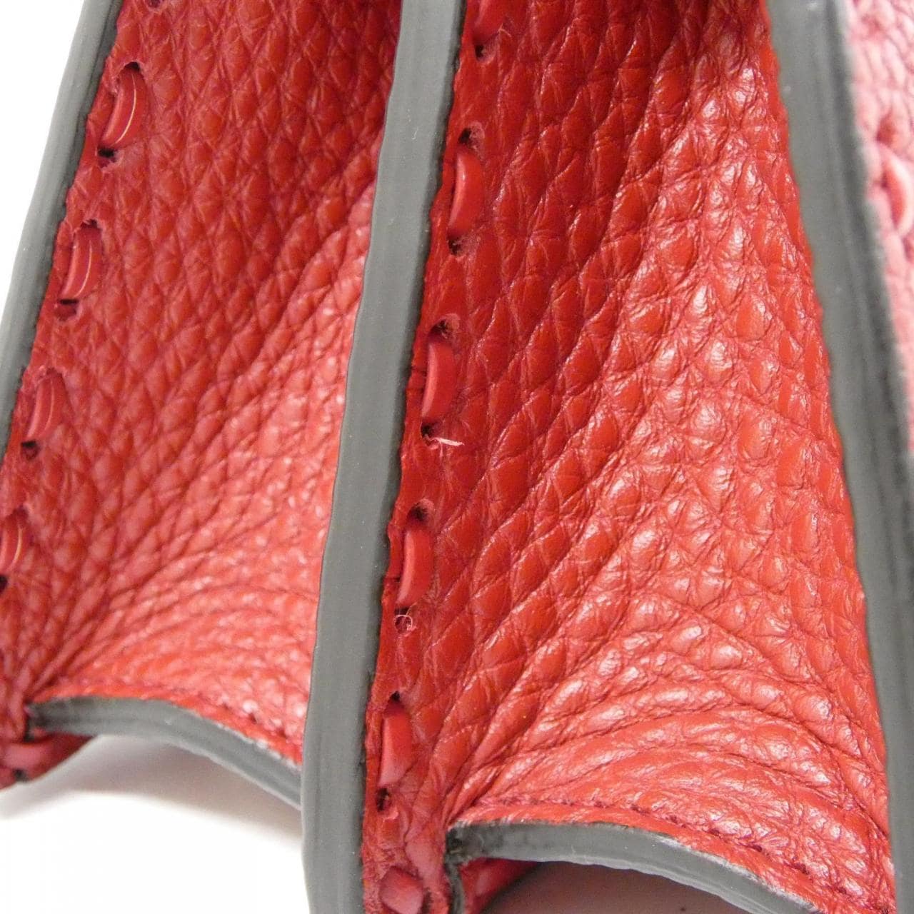 FENDI Peekaboo 8BN335 ARBB Bag 紅色 中古品A - 縮圖 6