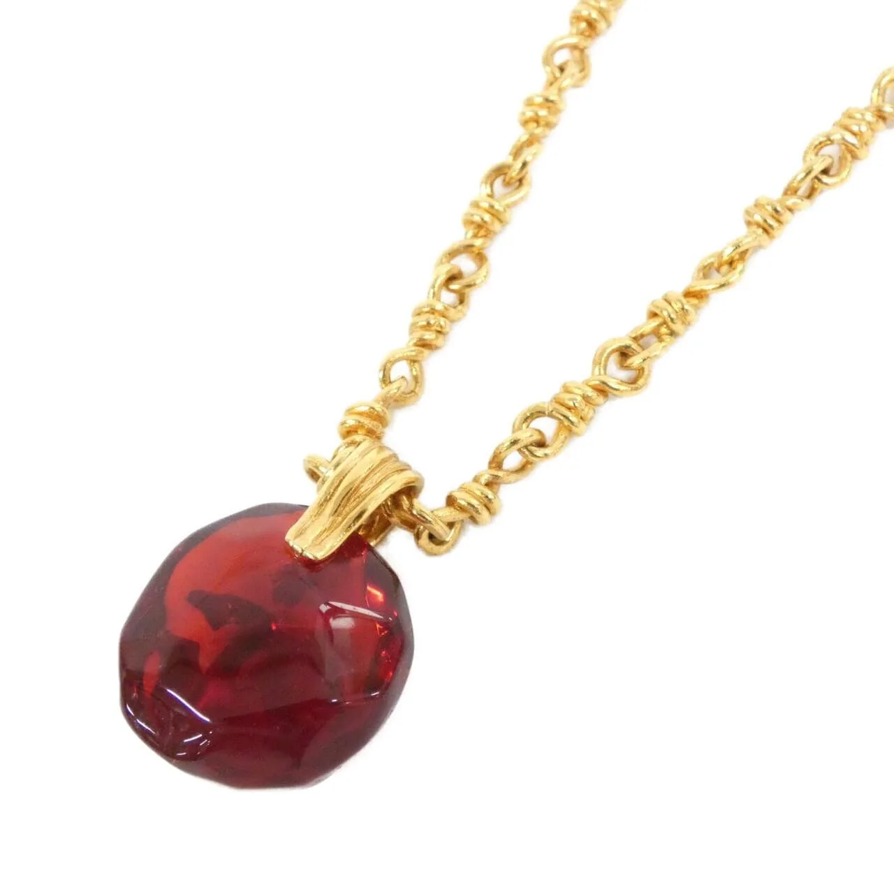 CHANEL Accessories 紅色 中古品A - 縮圖 3