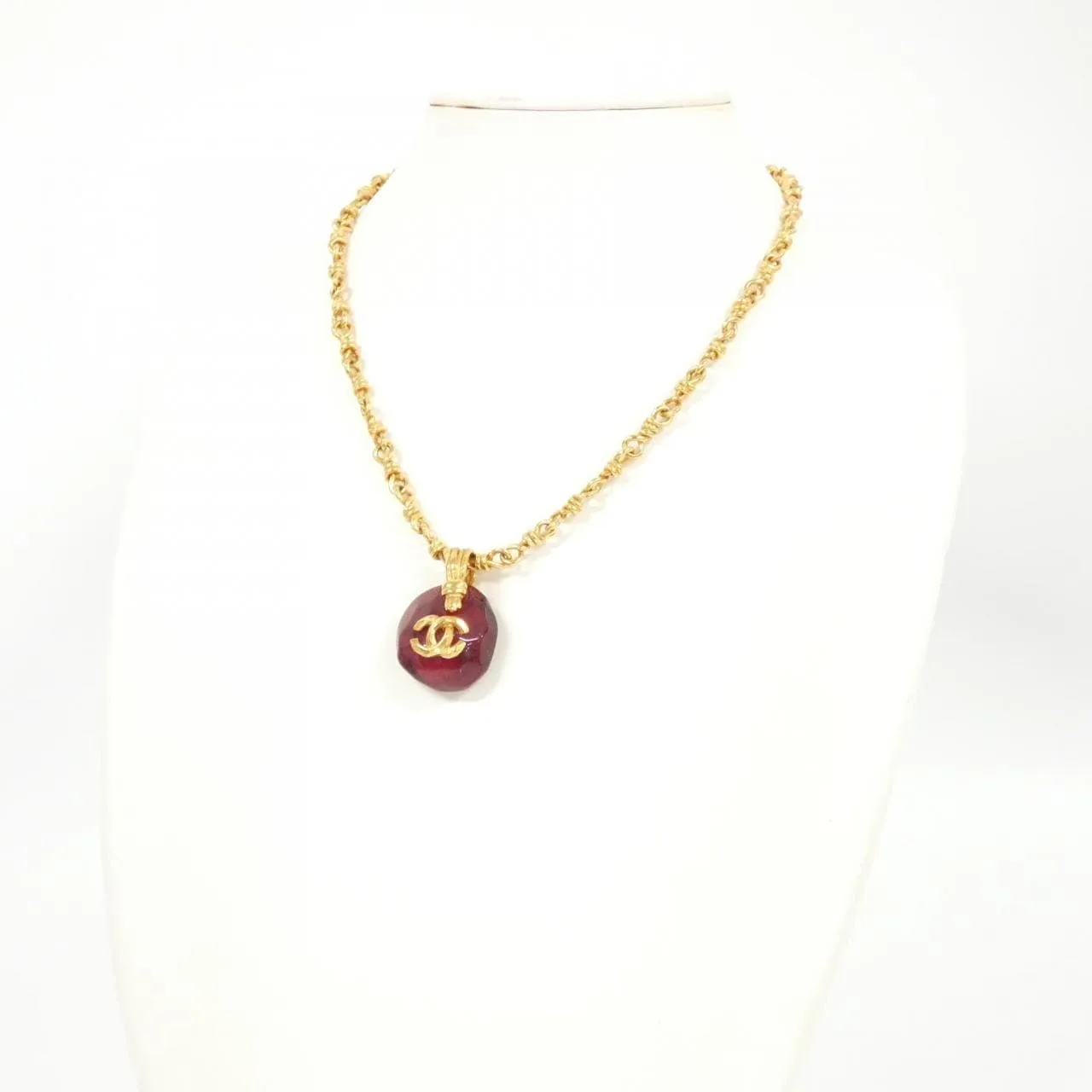 CHANEL Accessories 紅色 中古品A - 縮圖 5