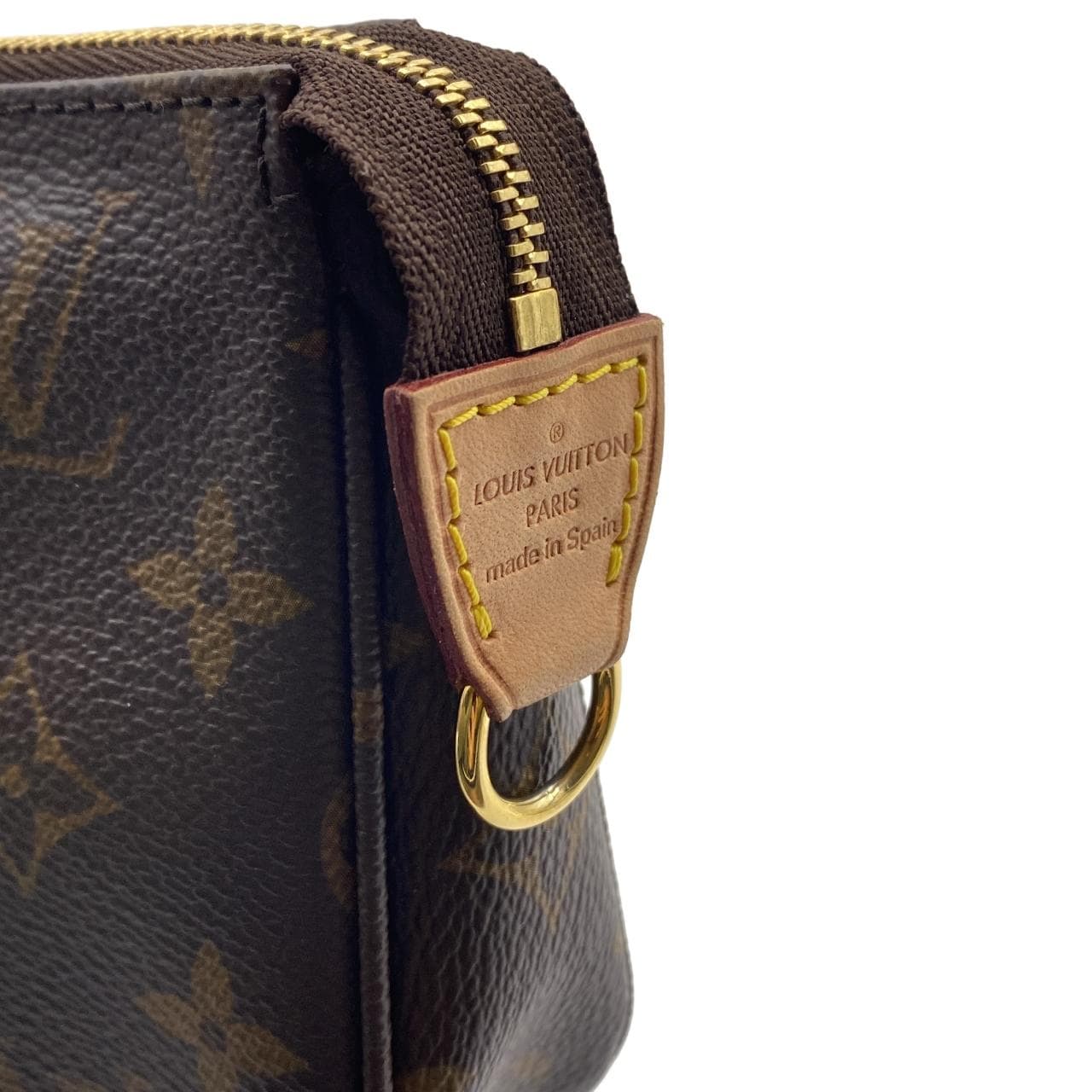 LOUIS VUITTON Pochette M40712 Pochette Monogram Black Monogram - Thumbnail 3