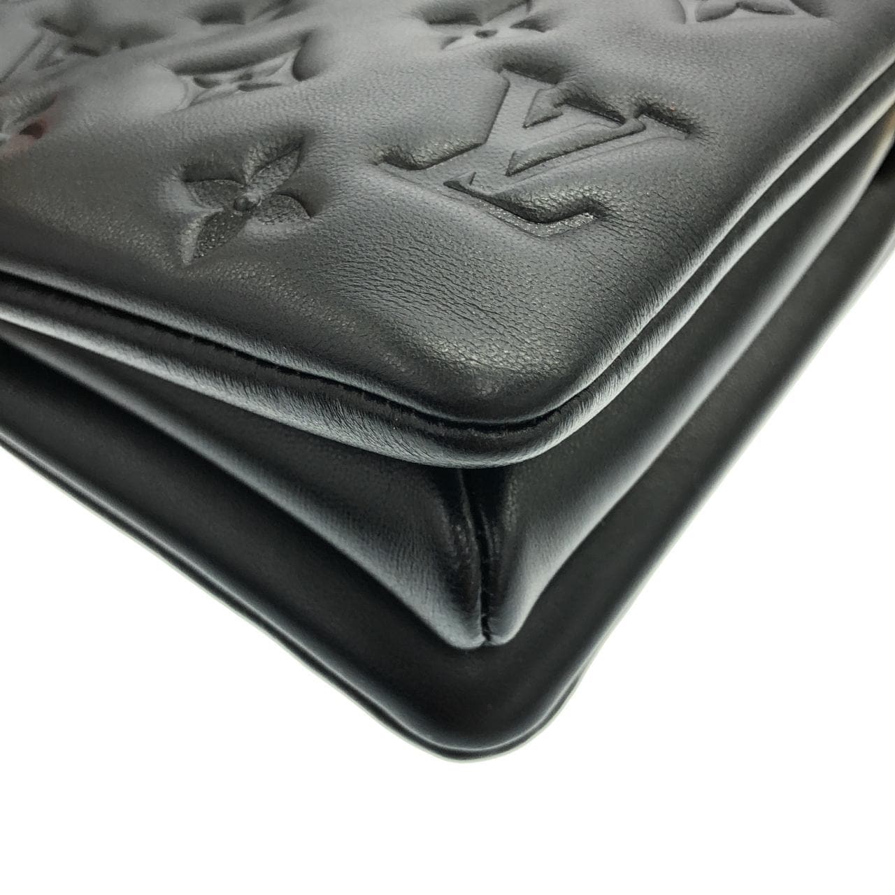 LOUIS VUITTON M20574 Shoulder Bag Lambskin 黑色 羊皮 - 縮圖 3