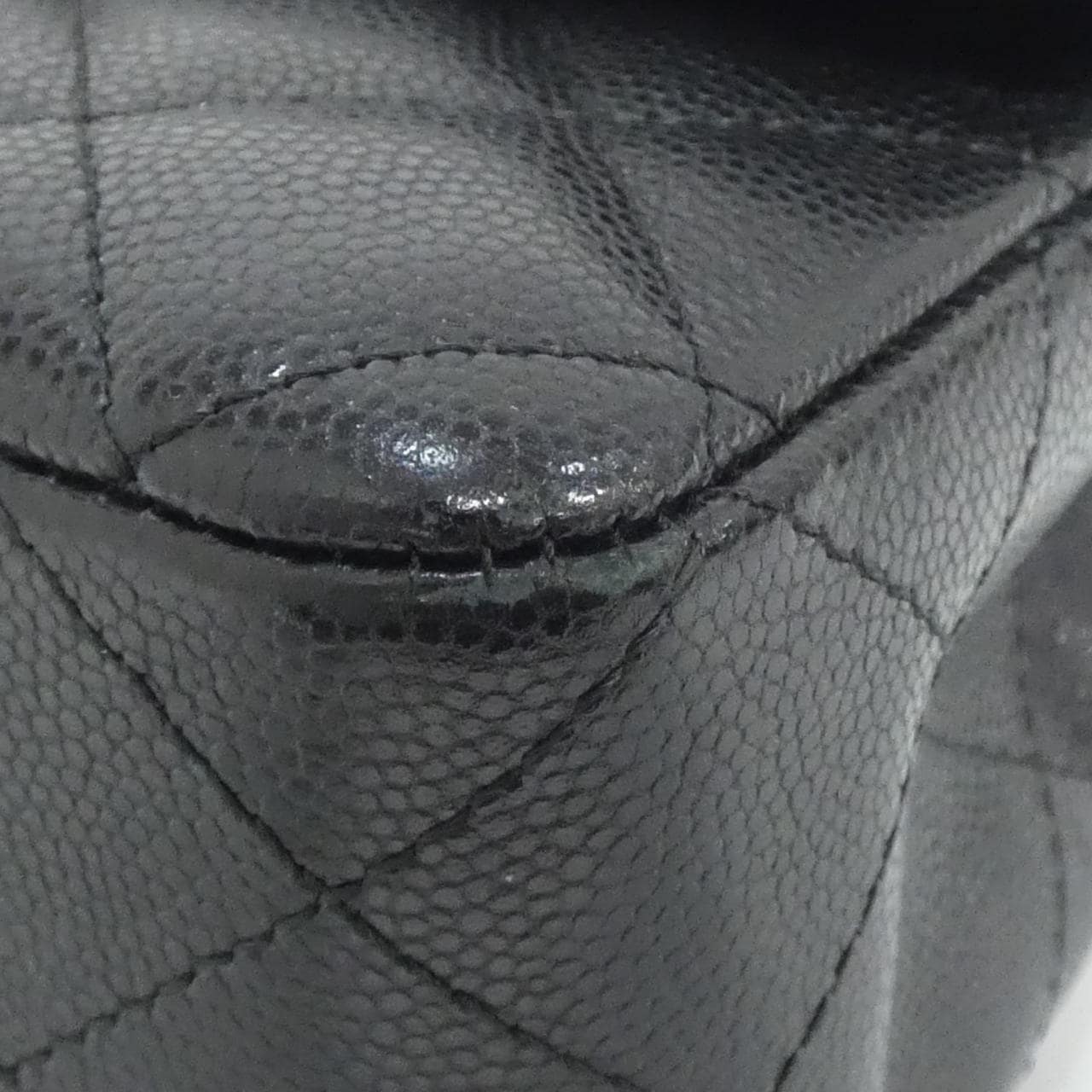 CHANEL Boy Chanel 69900 Shoulder Bag Grained Calfskin 黑色 荔枝紋牛皮 - 縮圖 3