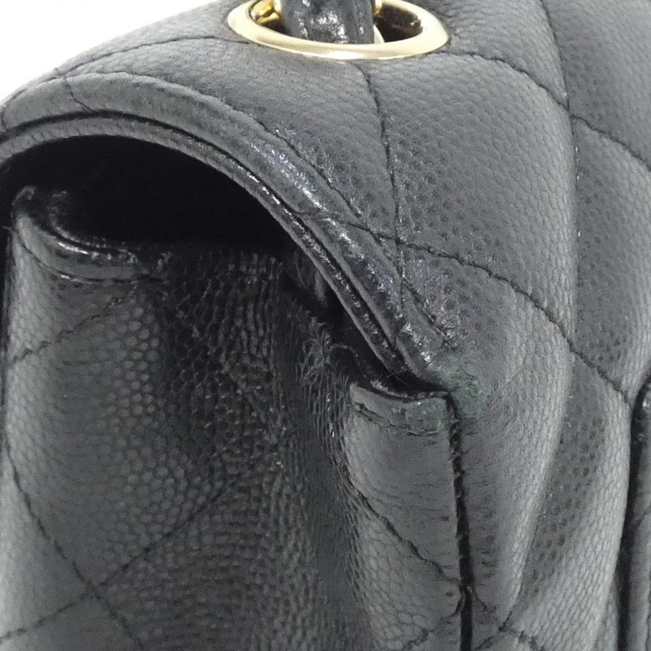 CHANEL Boy Chanel 69900 Shoulder Bag Grained Calfskin 黑色 荔枝紋牛皮 - 縮圖 6