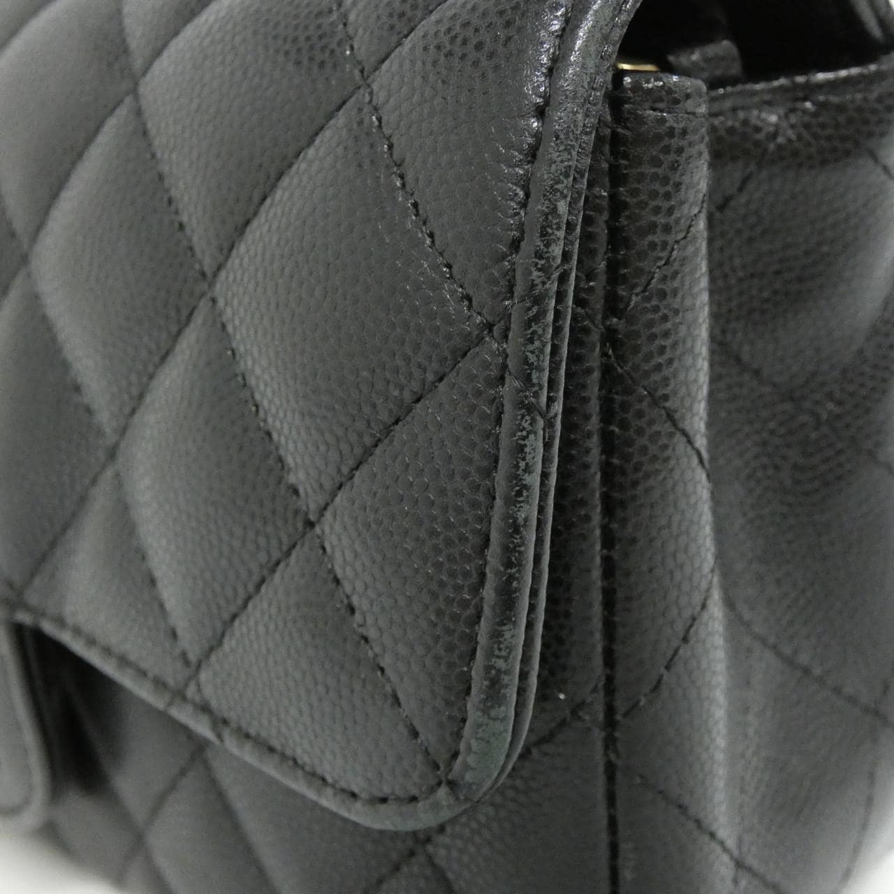 CHANEL Boy Chanel 69900 Shoulder Bag Grained Calfskin 黑色 荔枝紋牛皮 - 縮圖 7