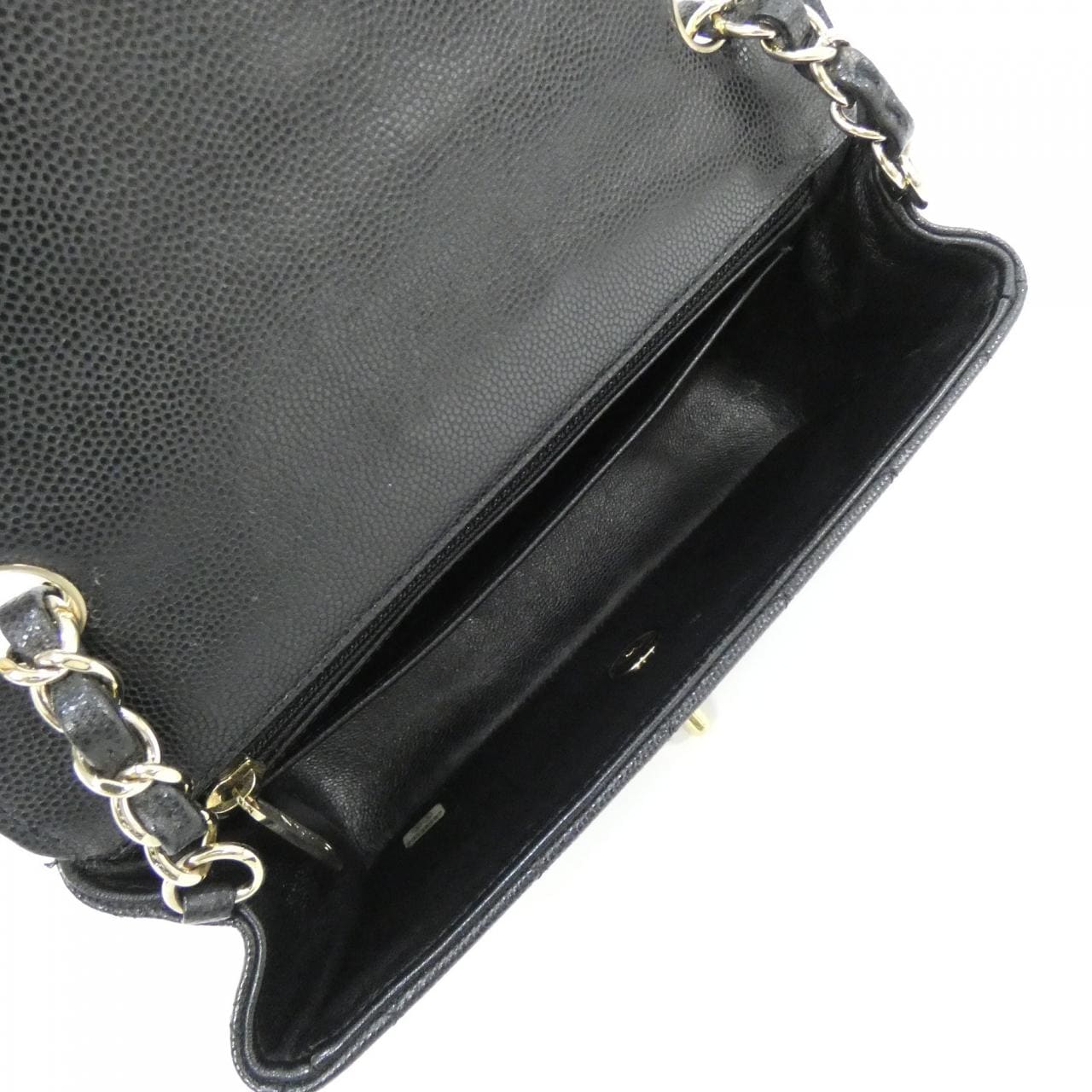 CHANEL Boy Chanel 69900 Shoulder Bag Grained Calfskin 黑色 荔枝紋牛皮 - 縮圖 9