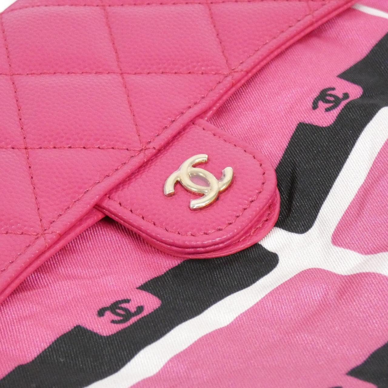 CHANEL AP2095 Bag Grained Calfskin 黑色 荔枝紋牛皮 中古品A - 縮圖 4