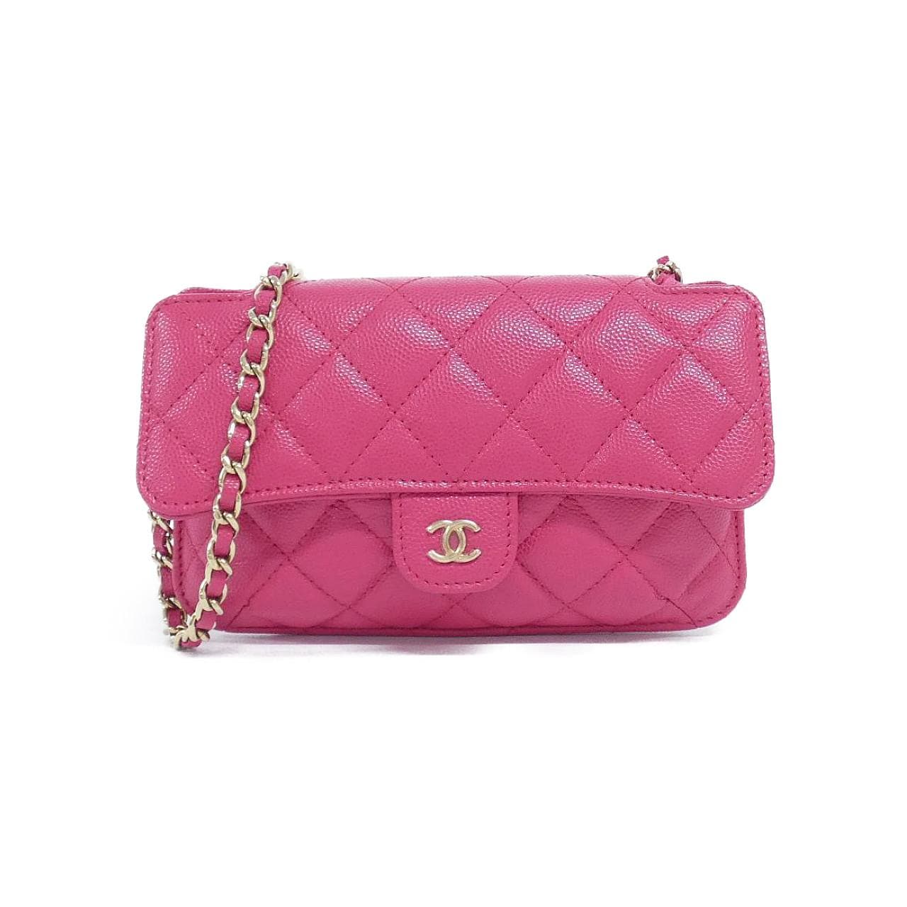 CHANEL AP2095 Bag Grained Calfskin 黑色 荔枝紋牛皮 中古品A - 縮圖 8