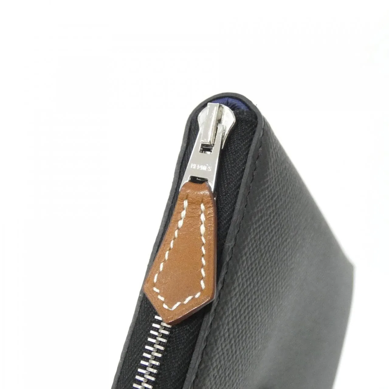 HERMES 073571CK Wallet Epsom Black Epsom Leather Rank A - Thumbnail 3