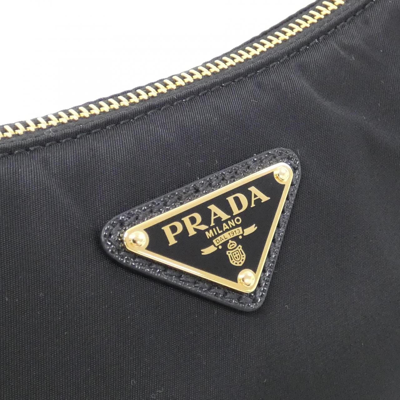 PRADA 1BH222 Shoulder Bag 黑色 中古品A - 縮圖 5