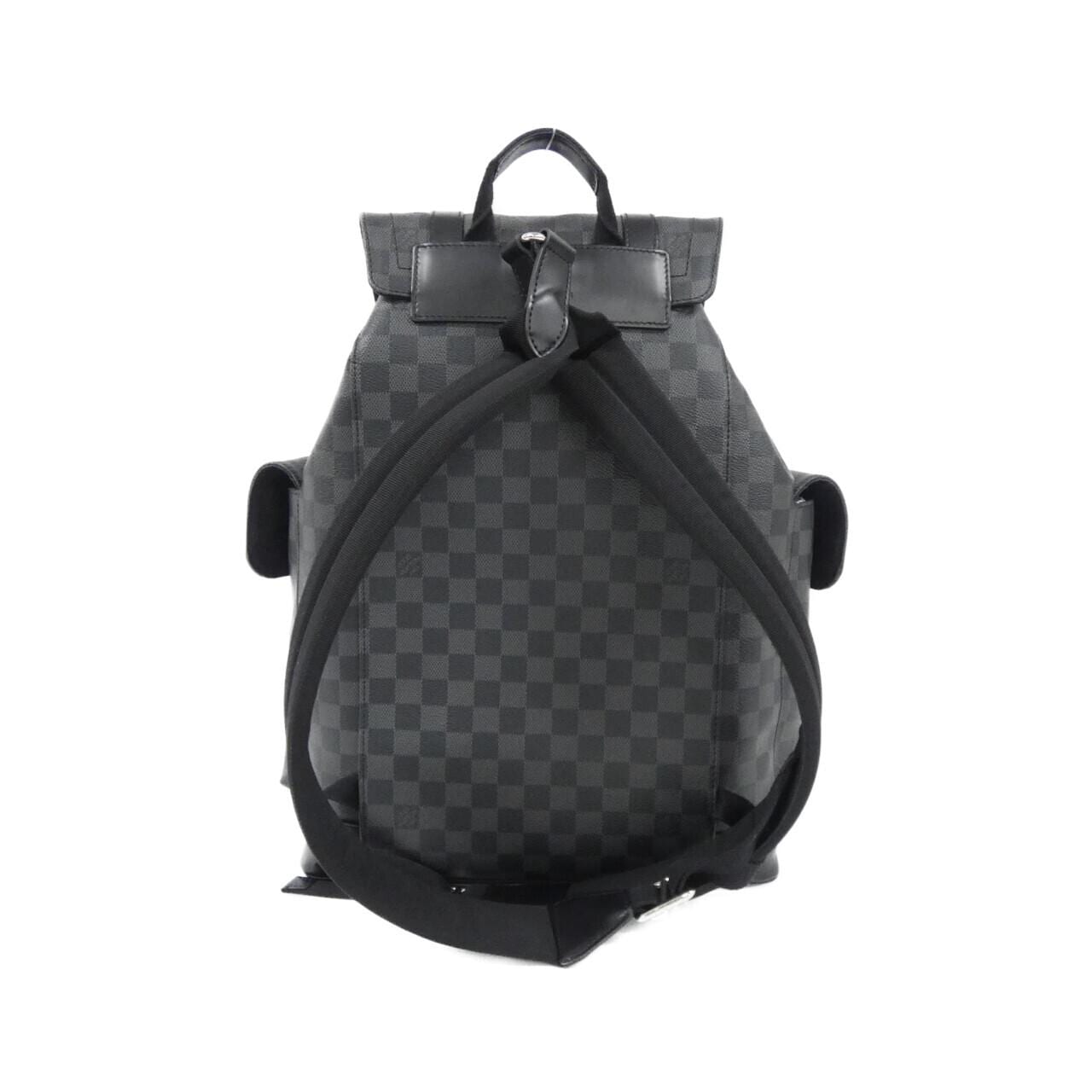 LOUIS VUITTON Christopher N41379 Backpack Damier Black Damier Rank A - Thumbnail 2