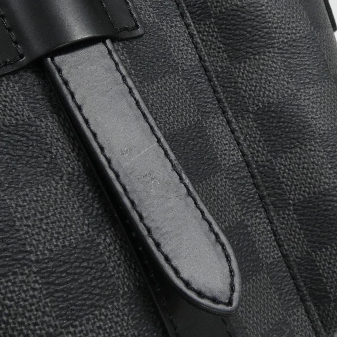 LOUIS VUITTON Christopher N41379 Backpack Damier Black Damier Rank A - Thumbnail 4