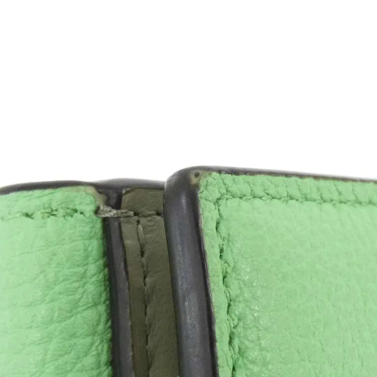 FENDI Peekaboo 8M0438 A91B Wallet 綠色 中古品A - 縮圖 5