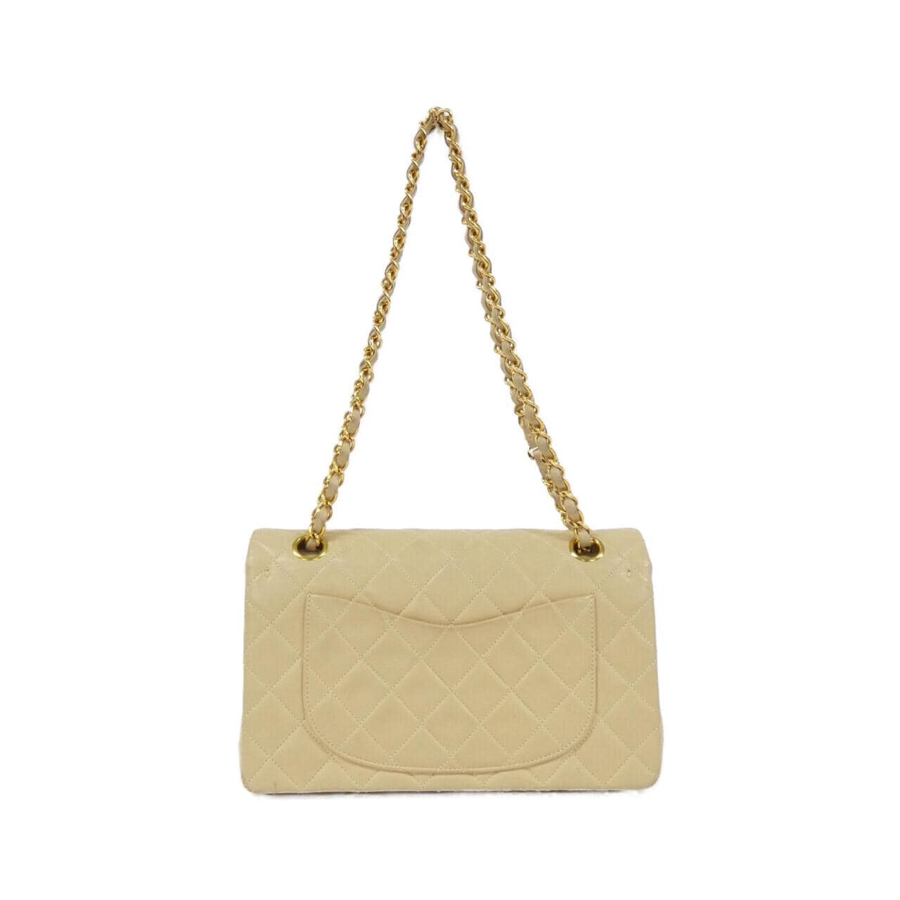 CHANEL Matelasse 1113 Shoulder Lambskin Beige Lambskin - Thumbnail 2