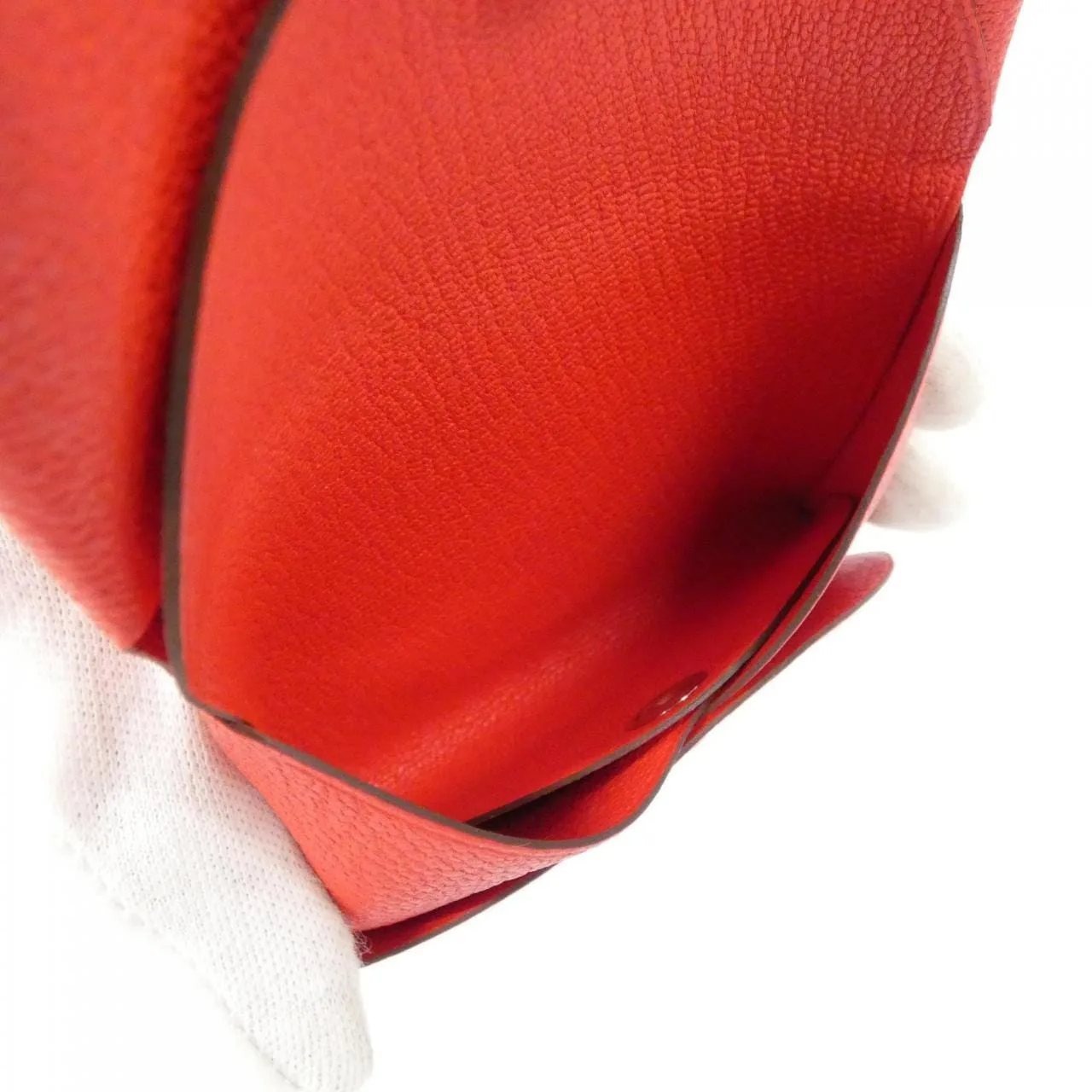 HERMES 082977CK Coin Case Rouge 未使用品 - 縮圖 3