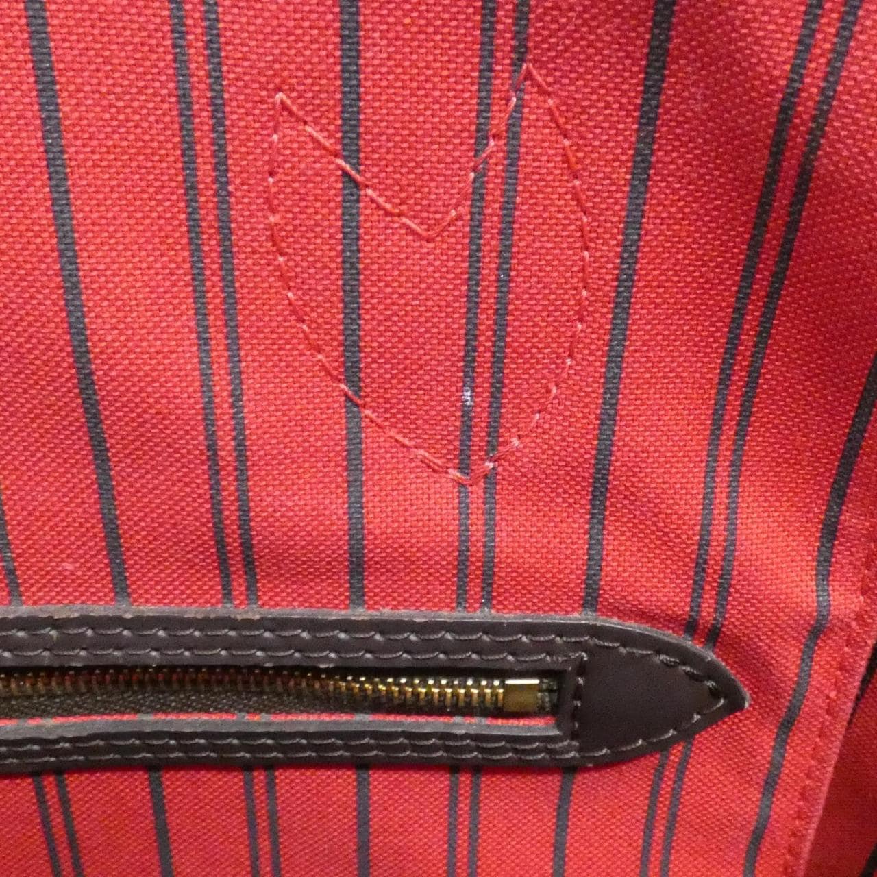 LOUIS VUITTON Neverfull N40049 Bag Damier Black Damier - Thumbnail 9