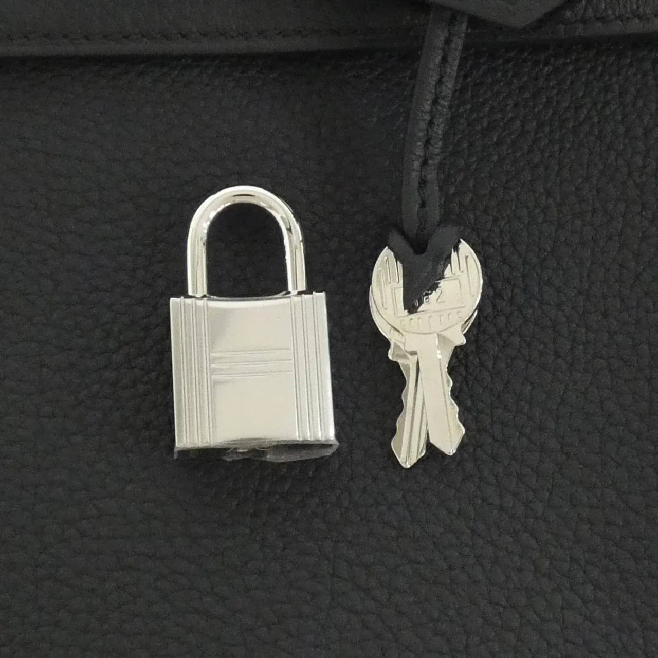 HERMES Kelly 044624CK Handbag Togo Black Togo Leather Unused - Thumbnail 4